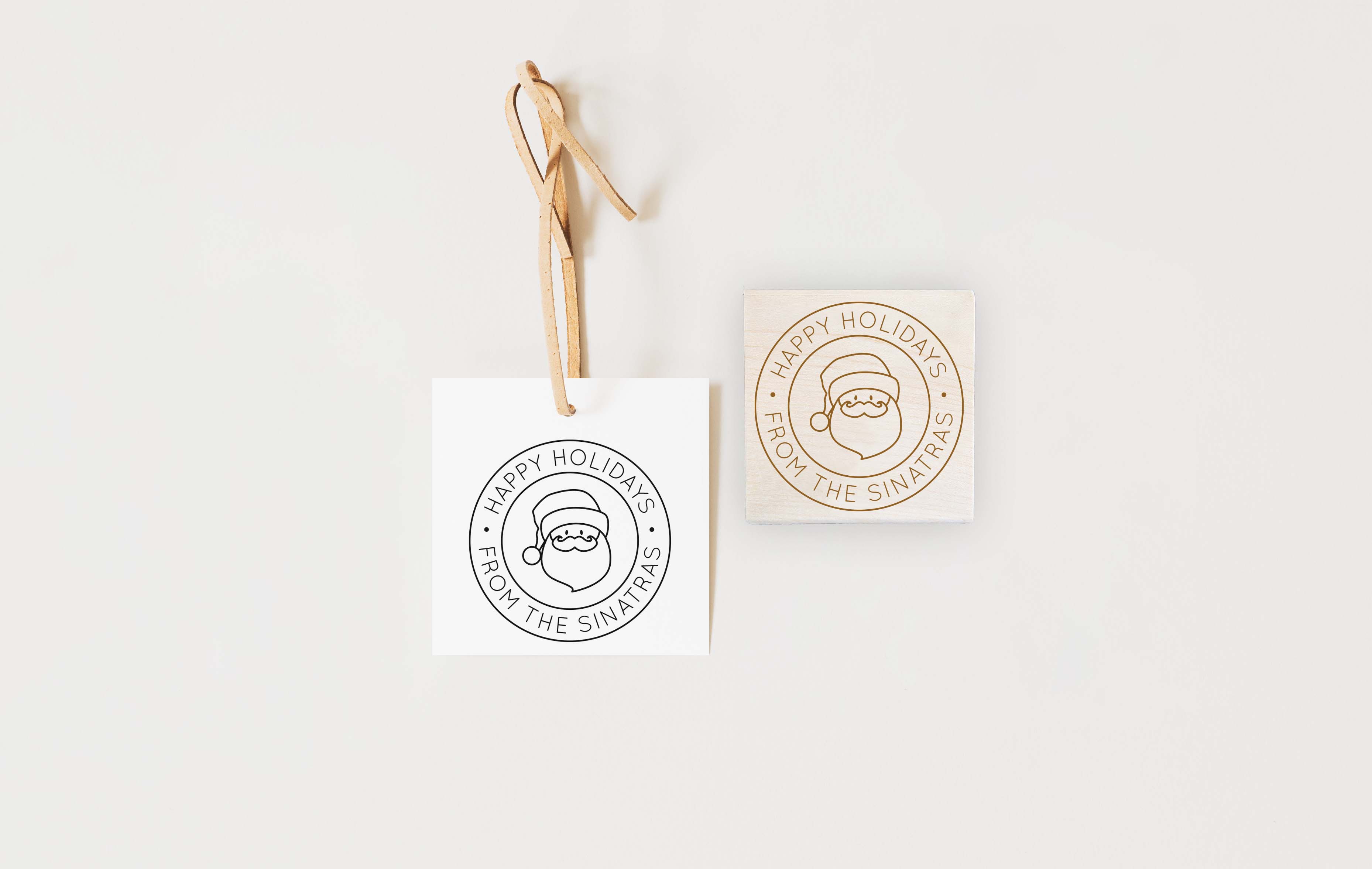 Stamp - Santa Circle