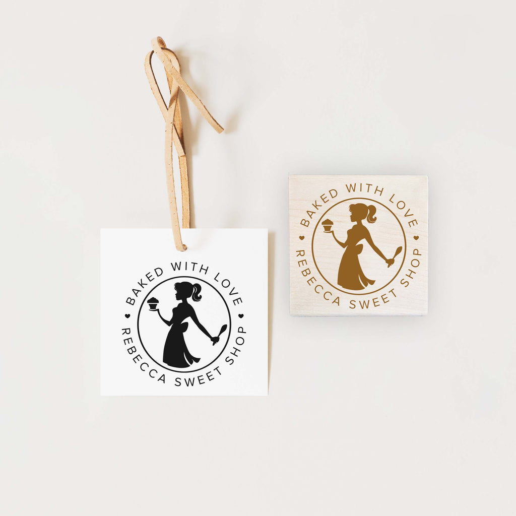 Stamp - Girl Baker