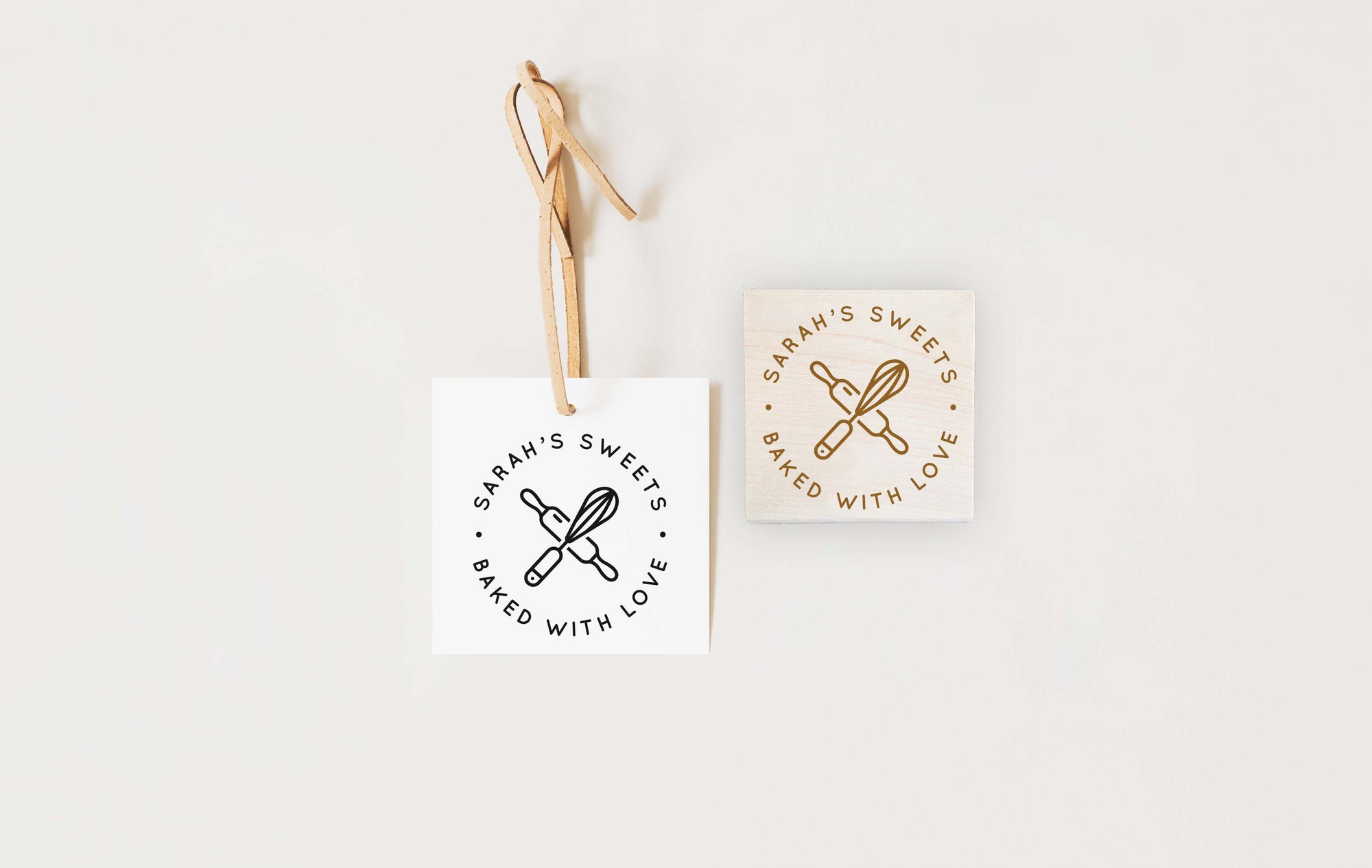 Stamp - Whisk and Rolling Pin