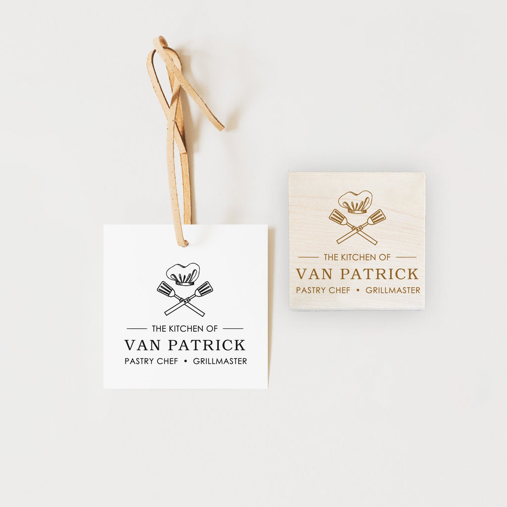 Stamp - Chef's Hat and Spatulas