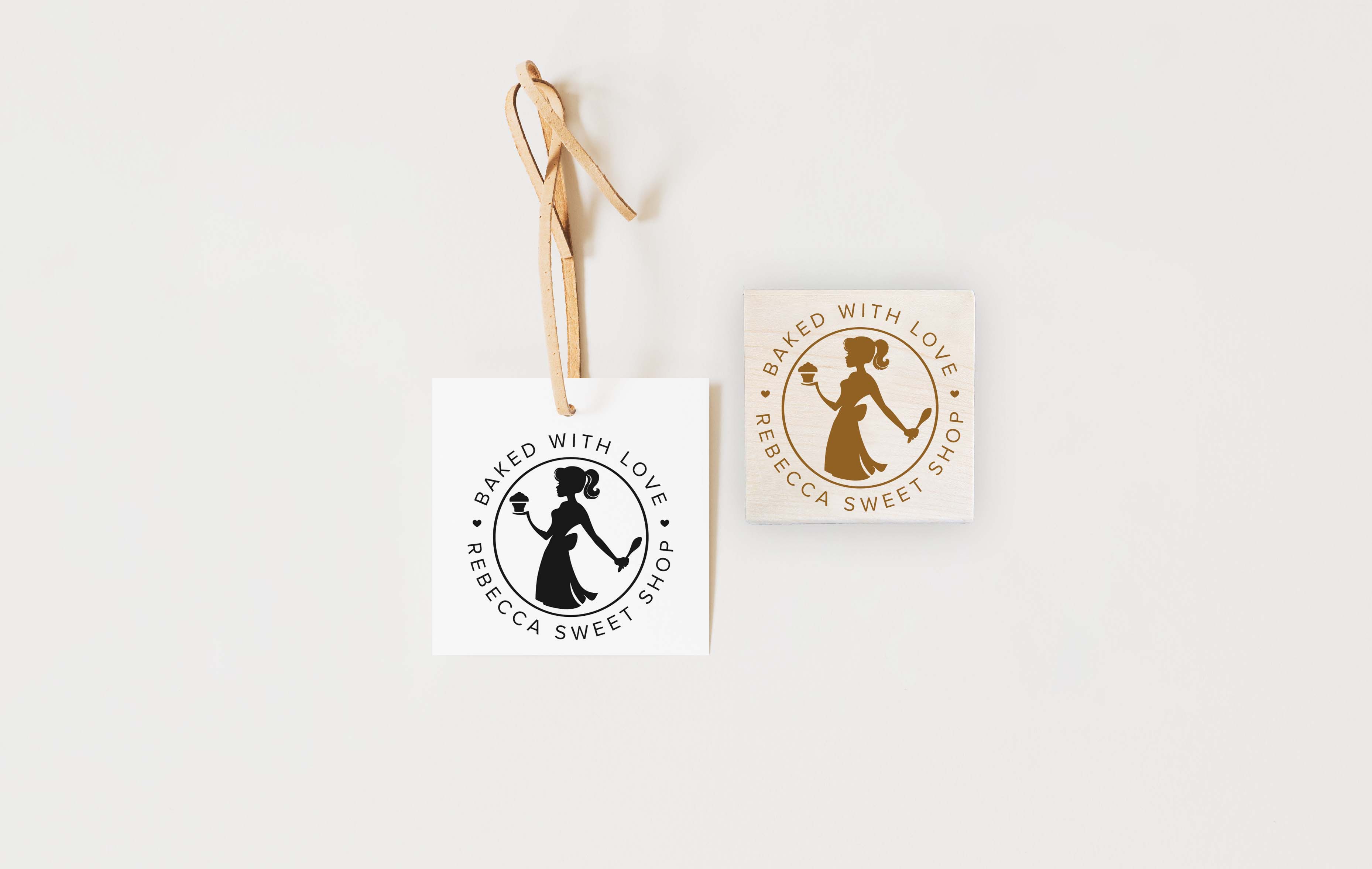 Stamp - Girl Baker