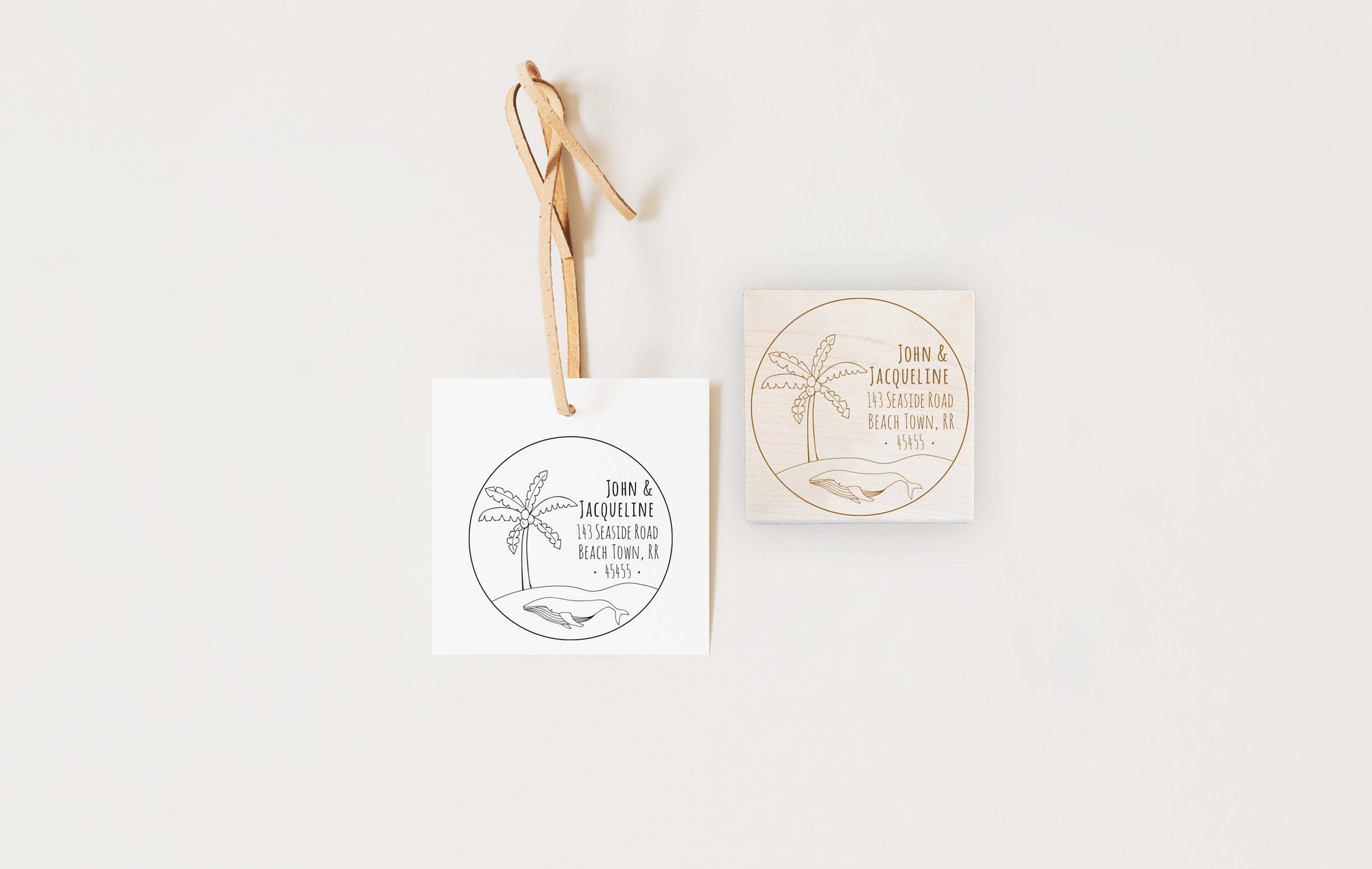 Stamp - Palm Tree Address