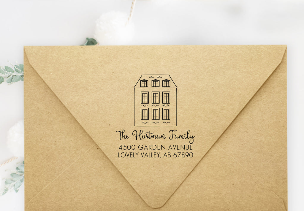 Hartman House Address Stamp