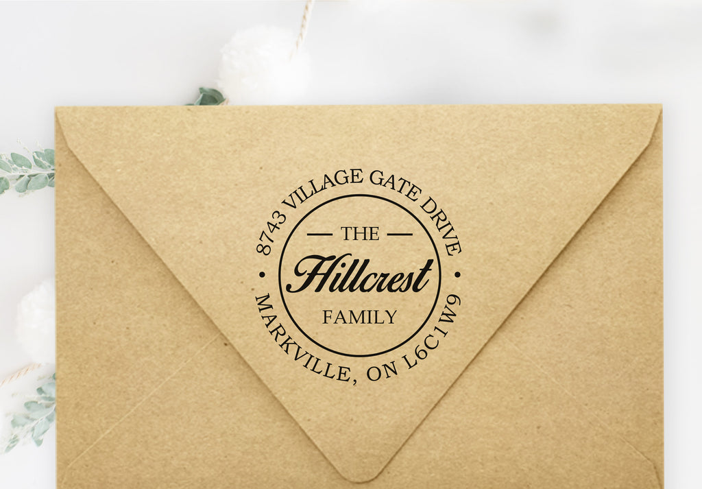 Hillcrest Address Stamp