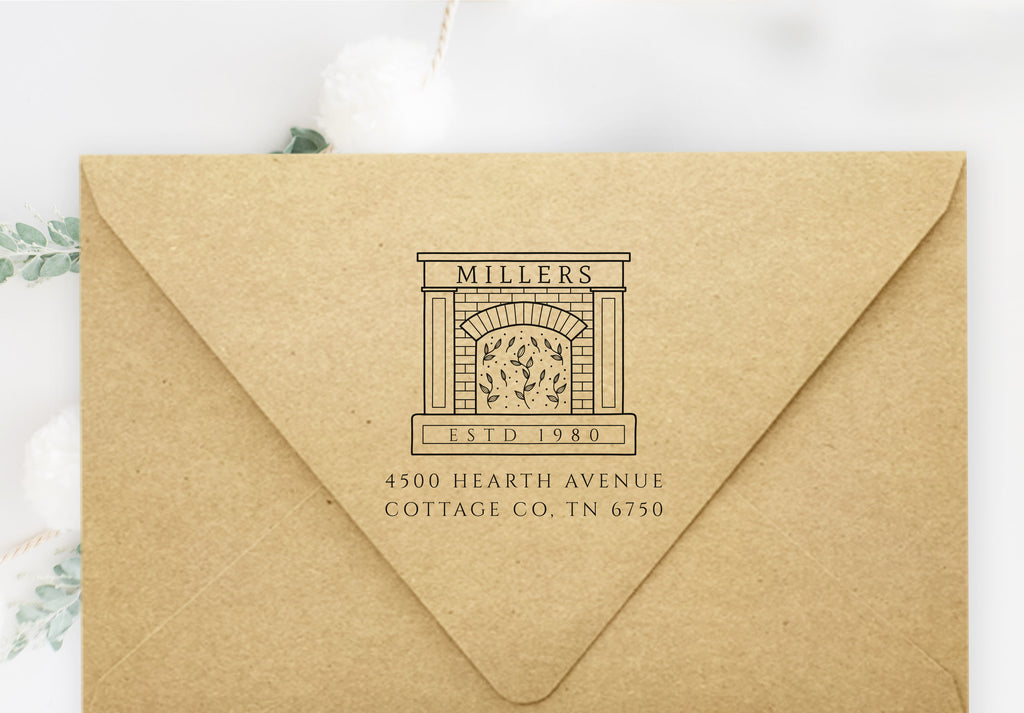 Hearth Address Stamp