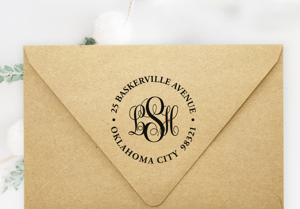 Classic Monogram Address Stamp