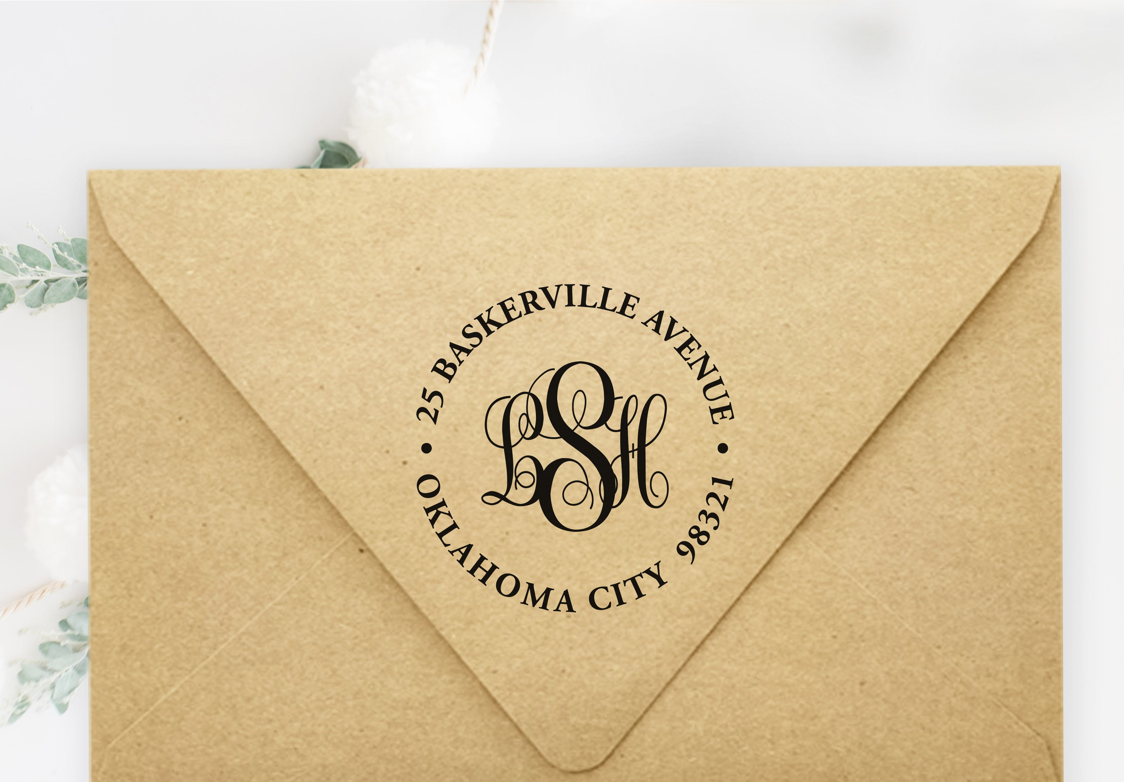 Classic Monogram Address Stamp
