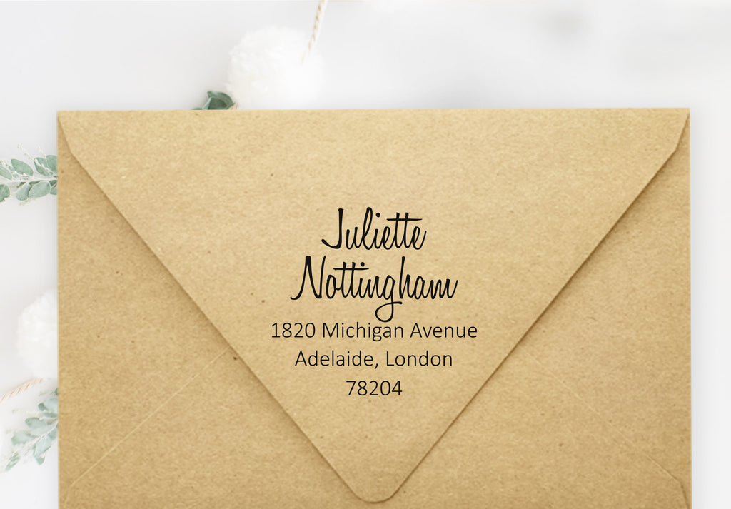 Juliette Address Stamp