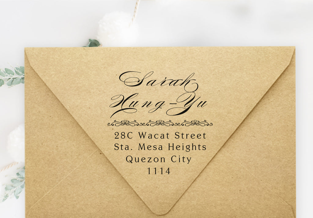 Sarah Address Stamp
