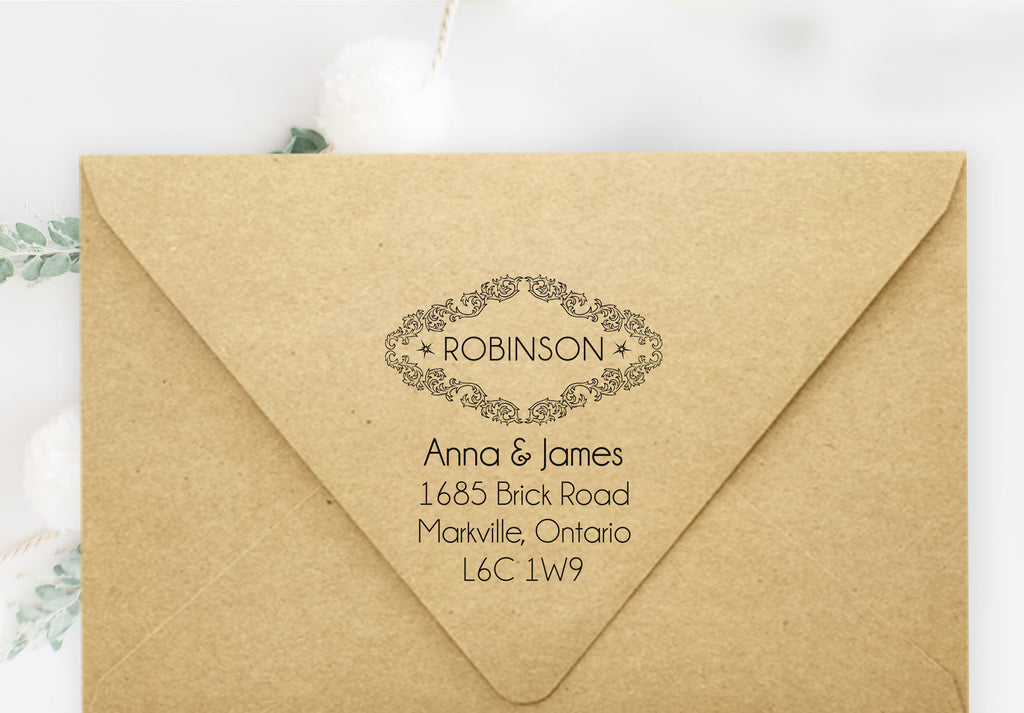 Anna & James Address Stamp
