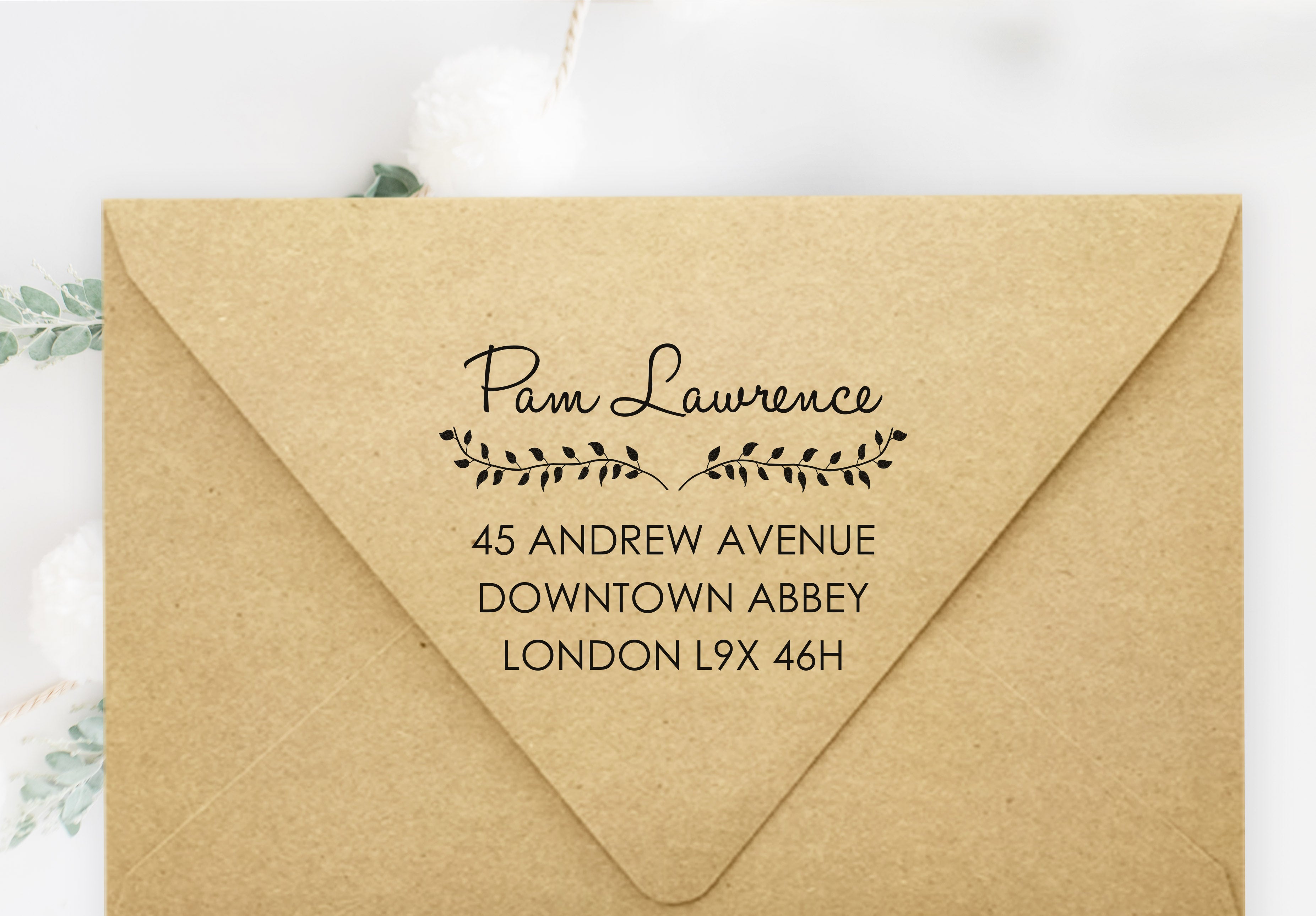 Pam Lawrence Address Stamp