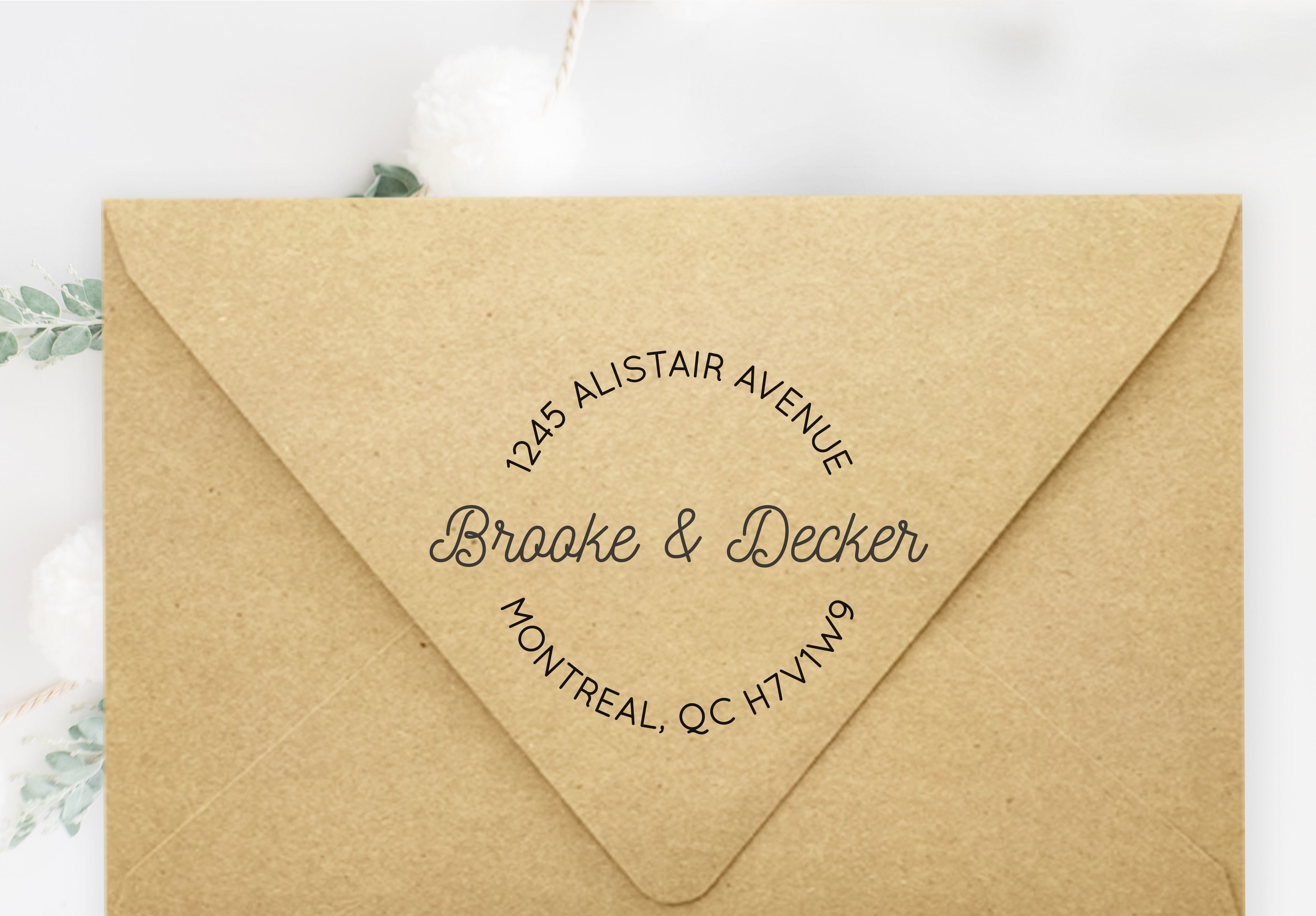Brooklyn Address Stamp