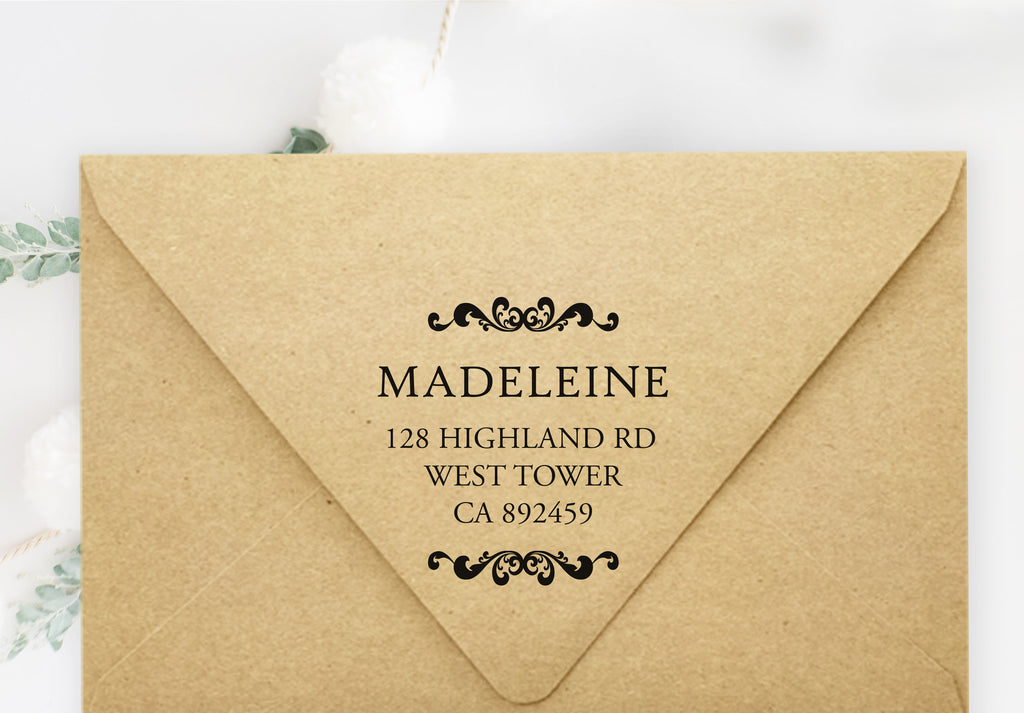Madeleine Address Stamp