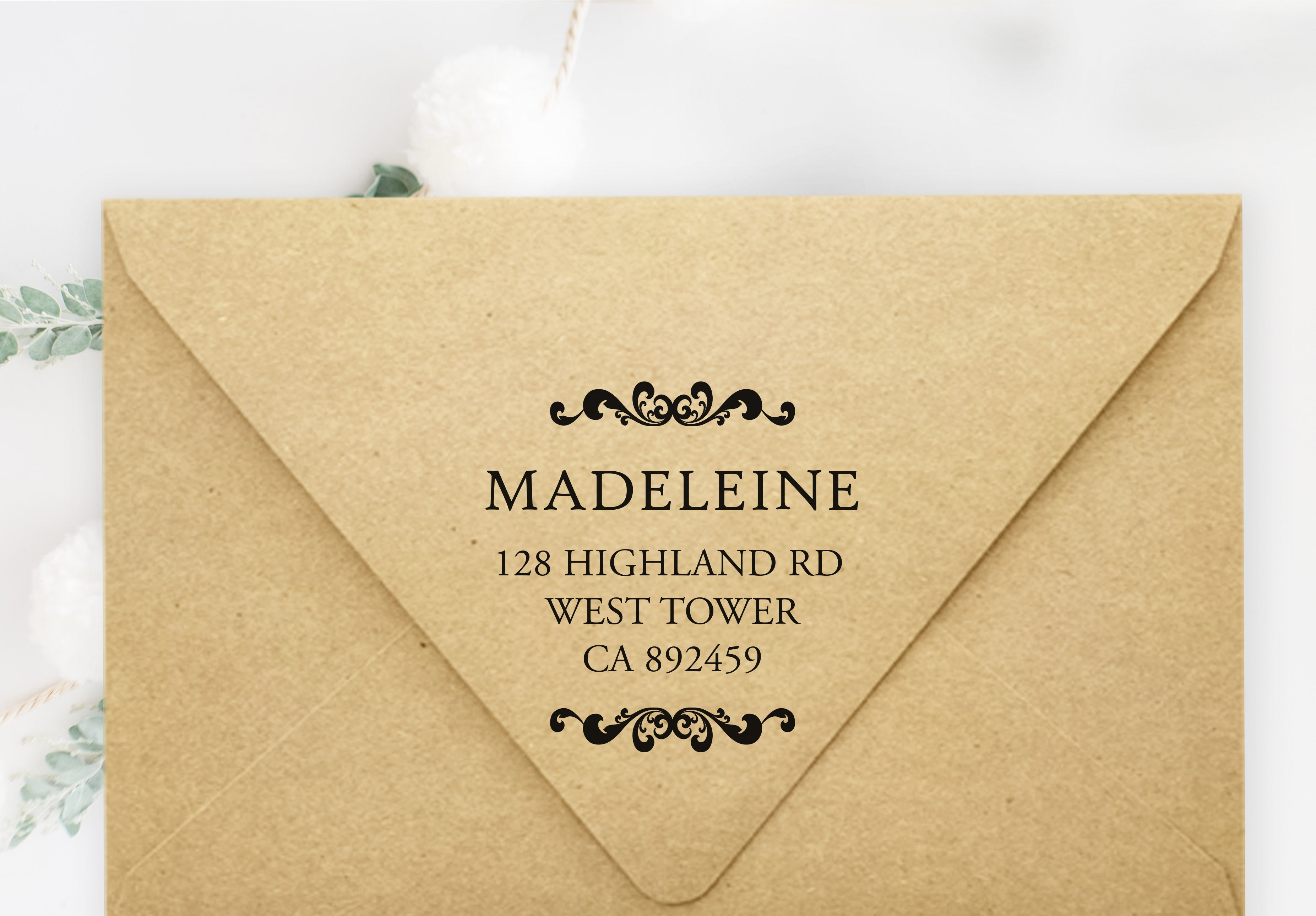 Madeleine Address Stamp