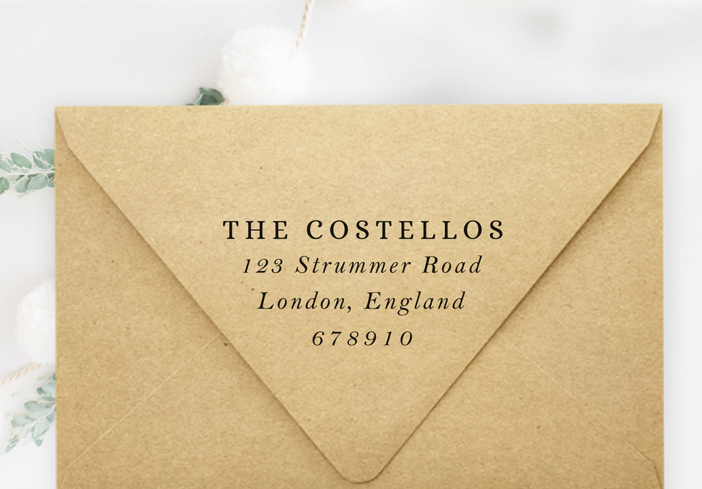Costello Address Stamp