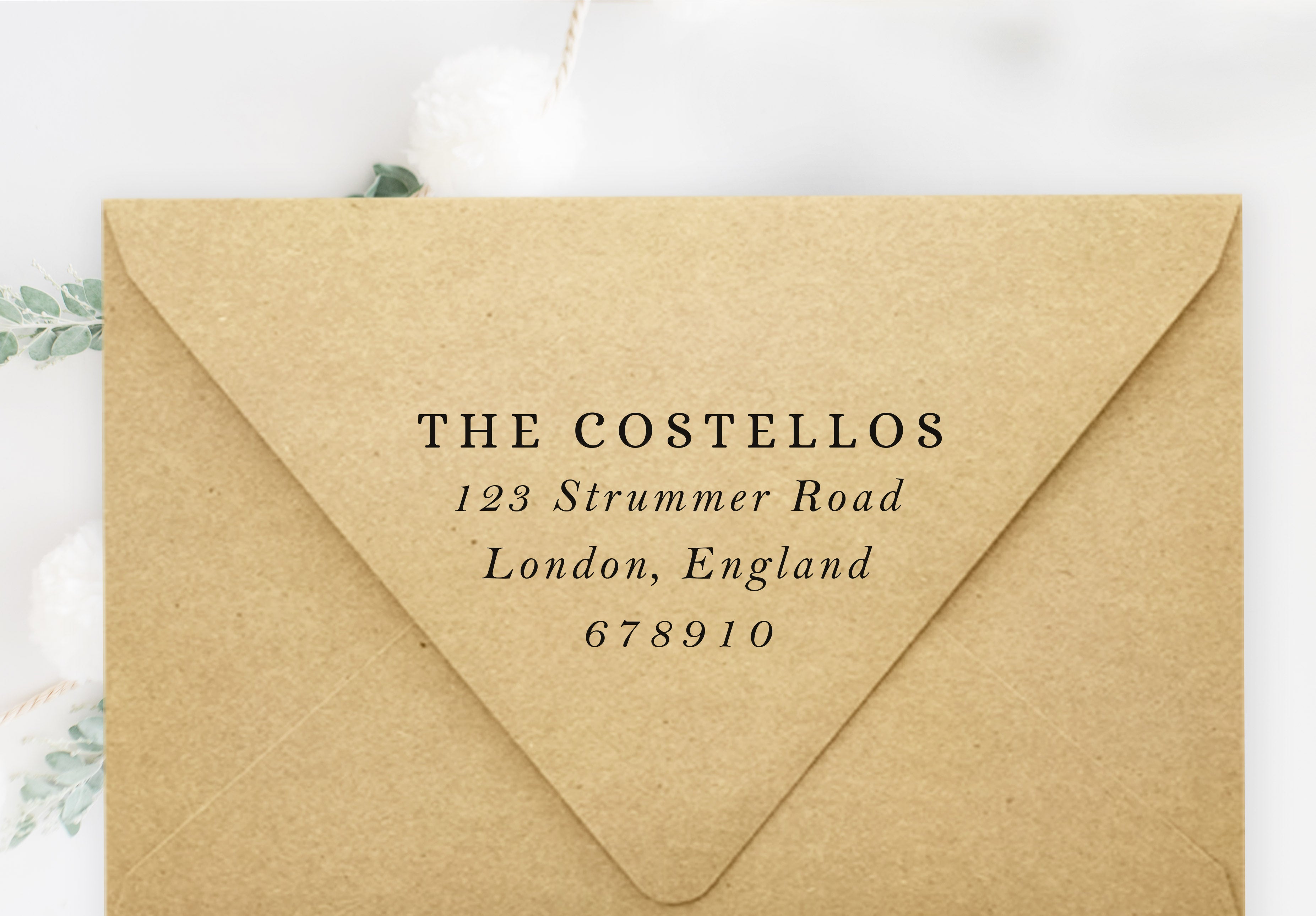 Costello Address Stamp