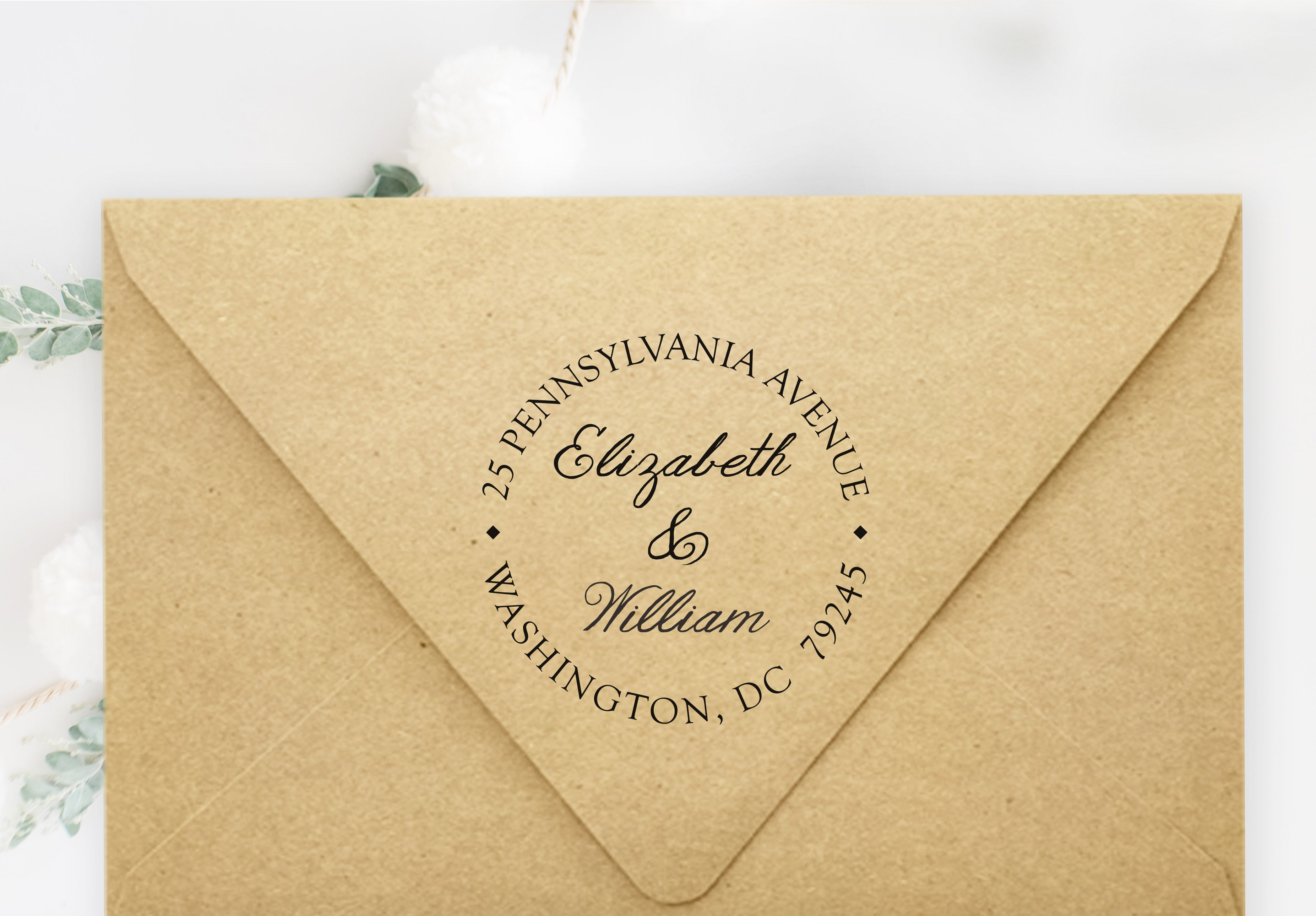 Elizabeth Address Stamp