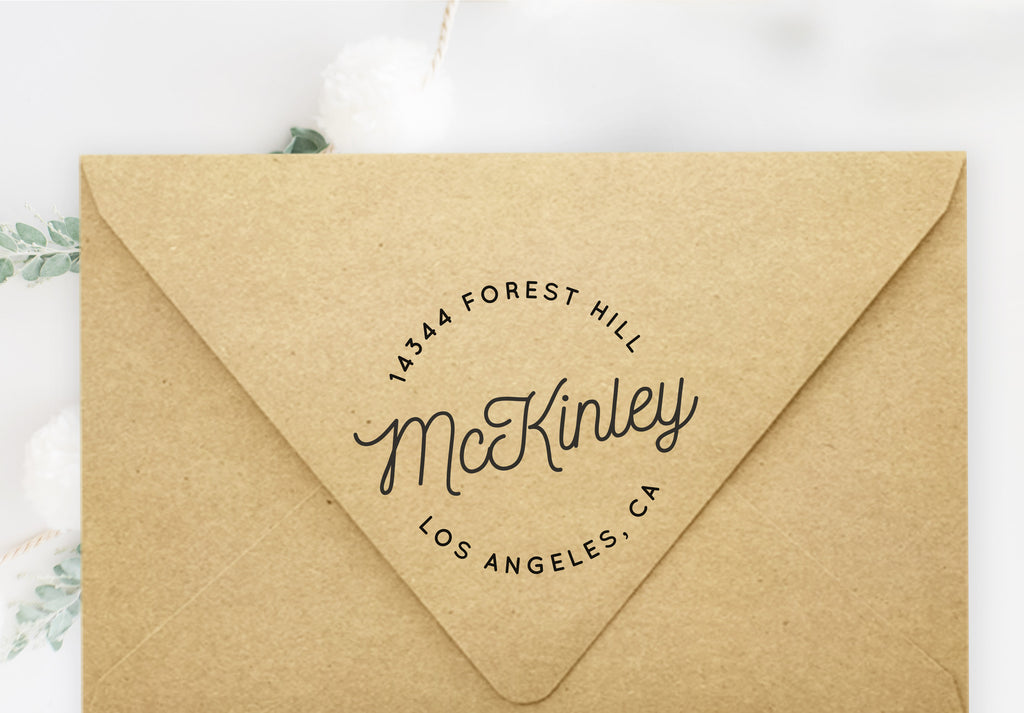 McKinley Address Stamp