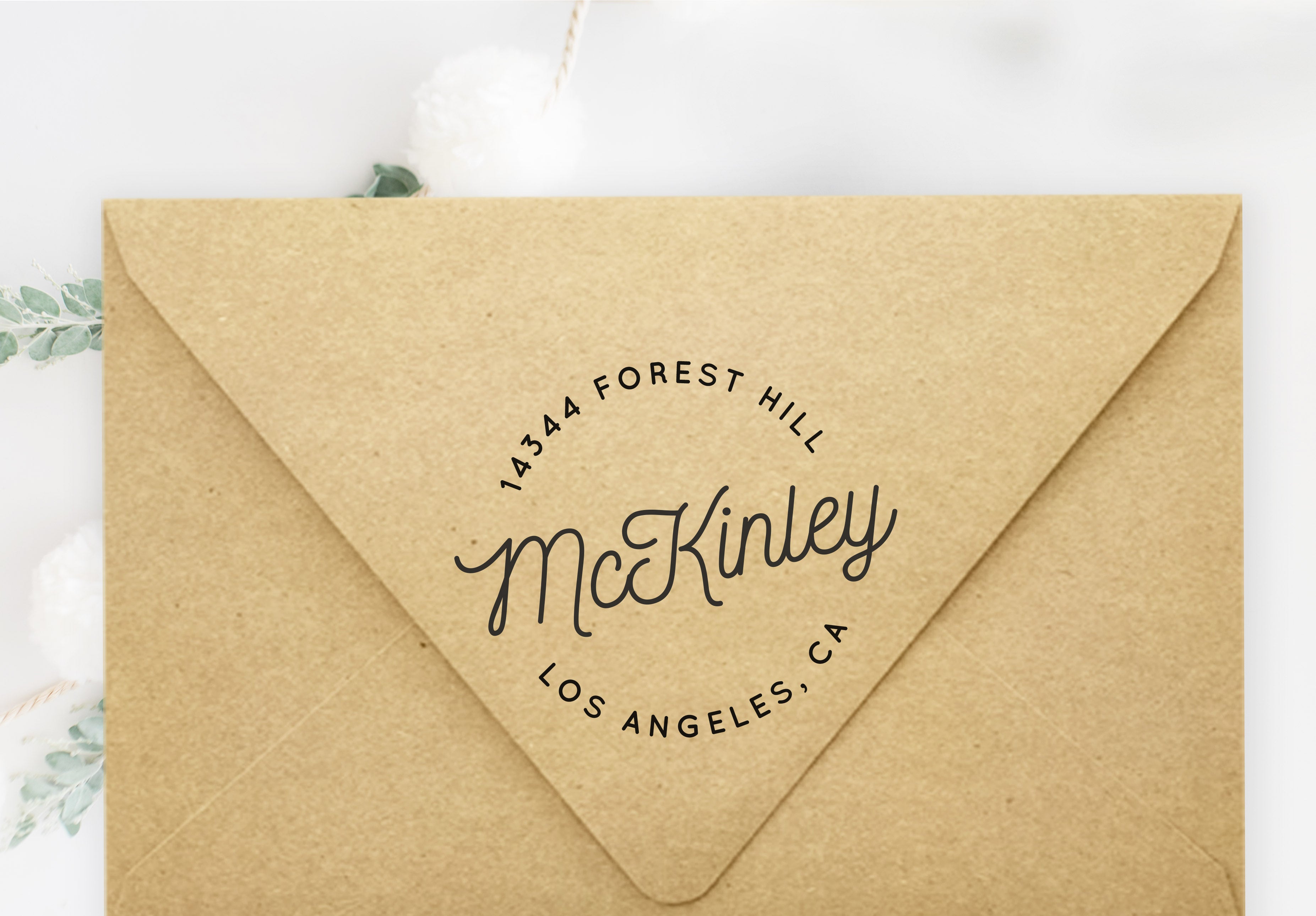McKinley Address Stamp