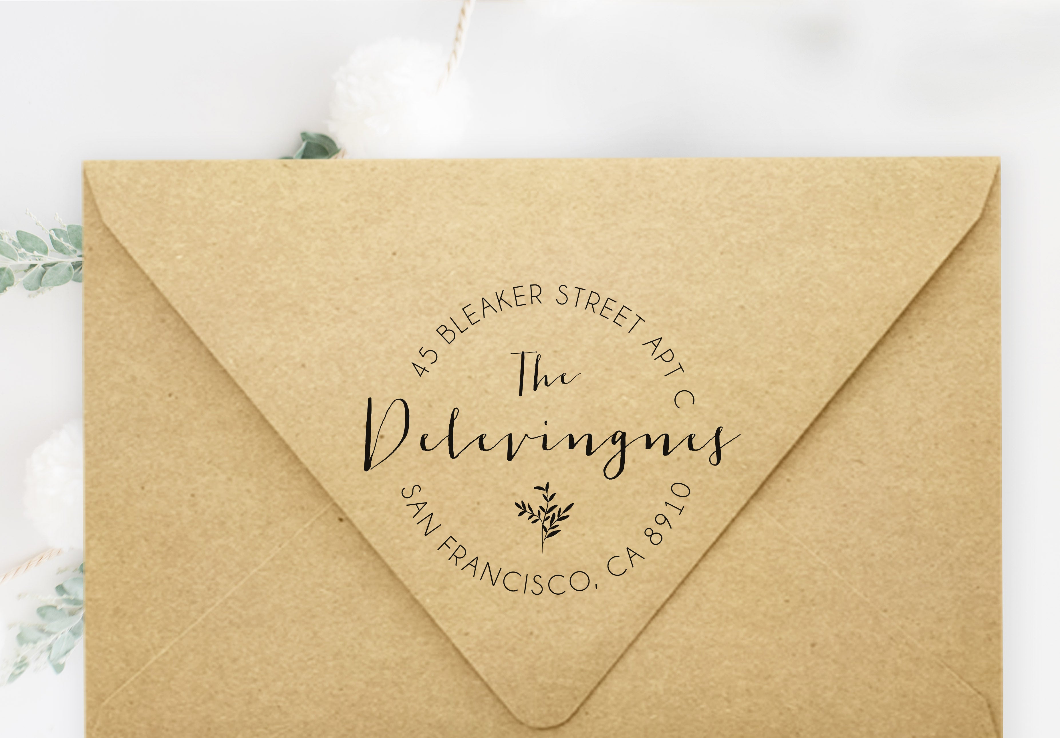 Delevingne Address Stamp