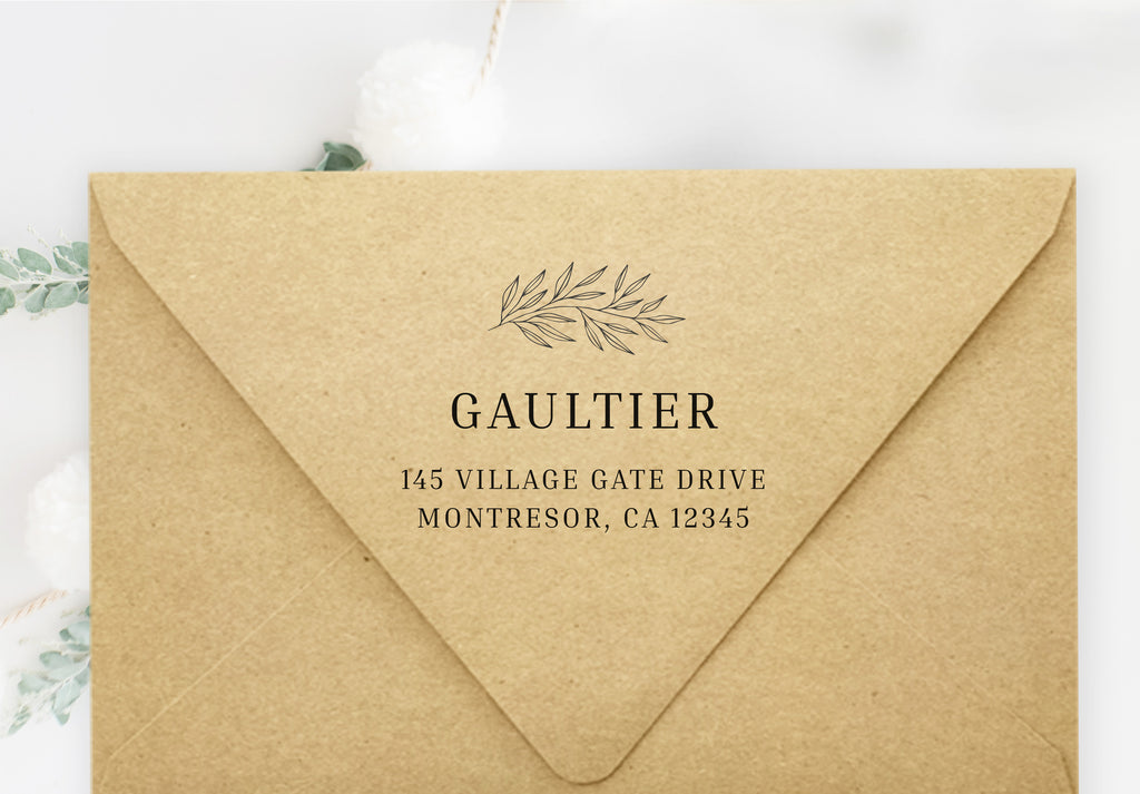 Gaultier Address Stamp