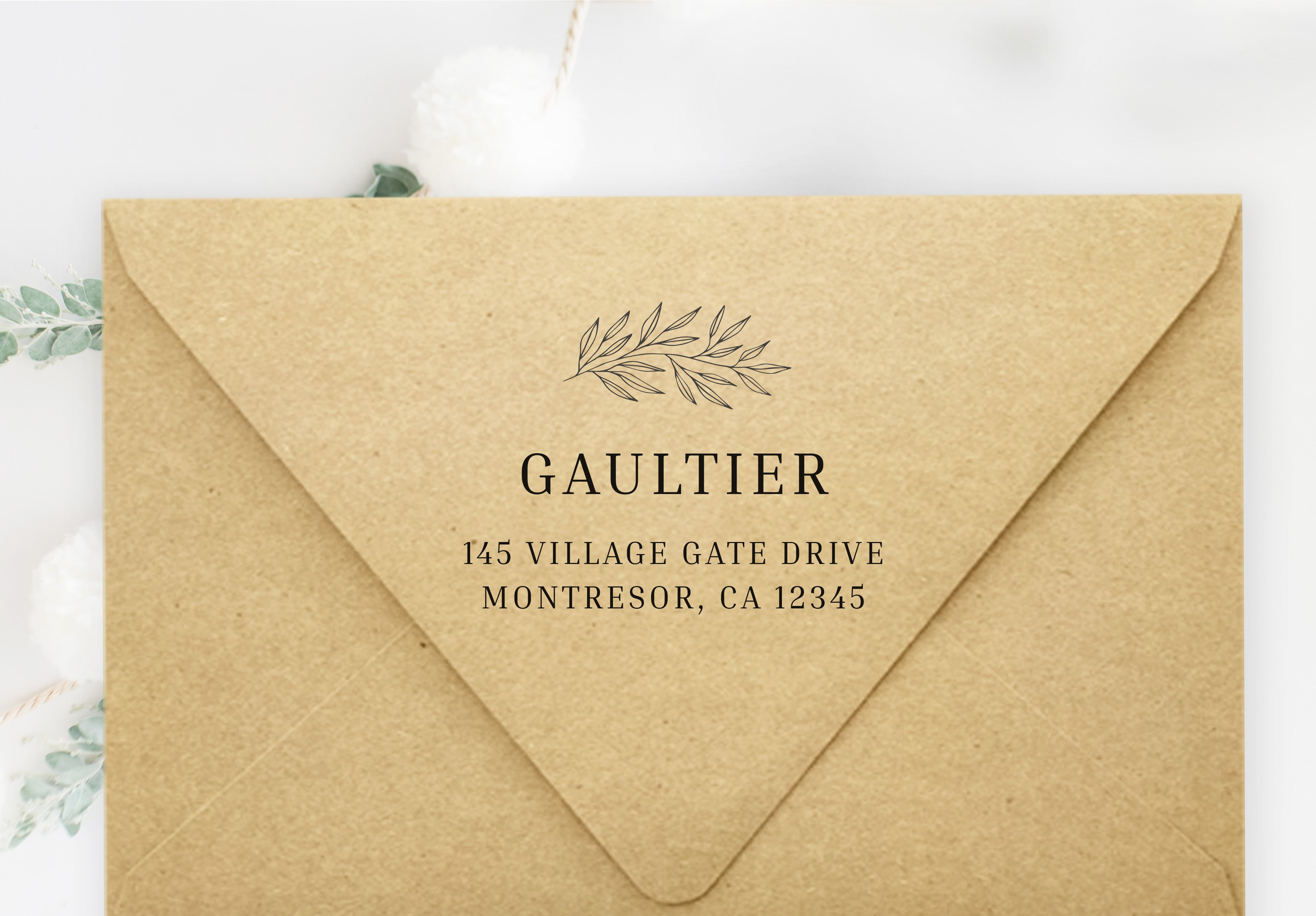 Gaultier Address Stamp
