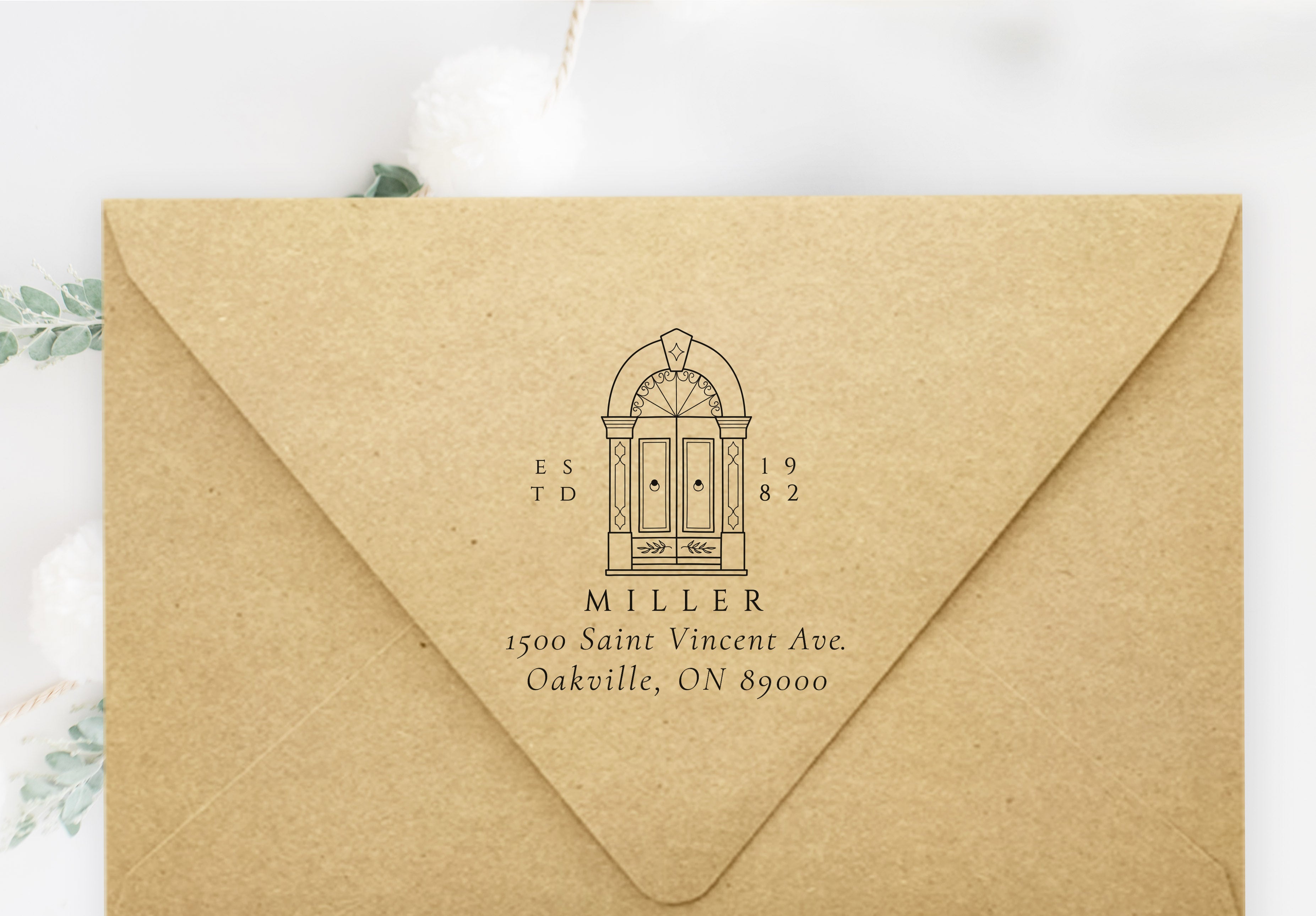 Door Address Stamp