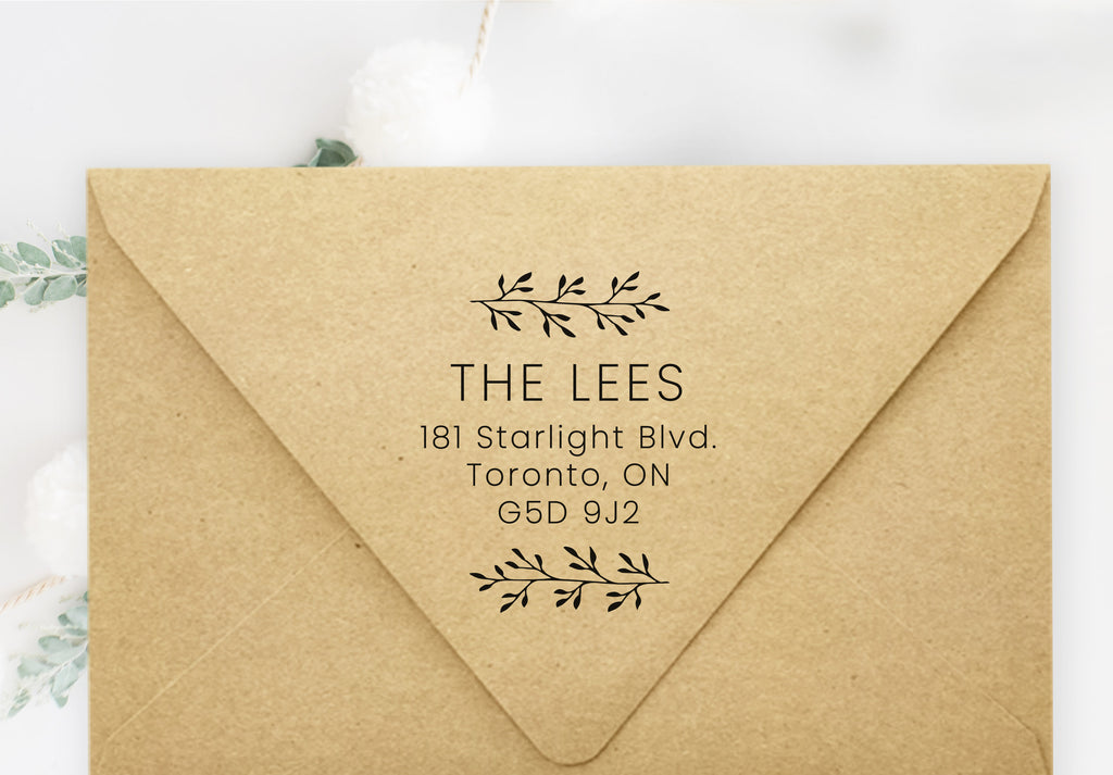 Lees Address Stamp