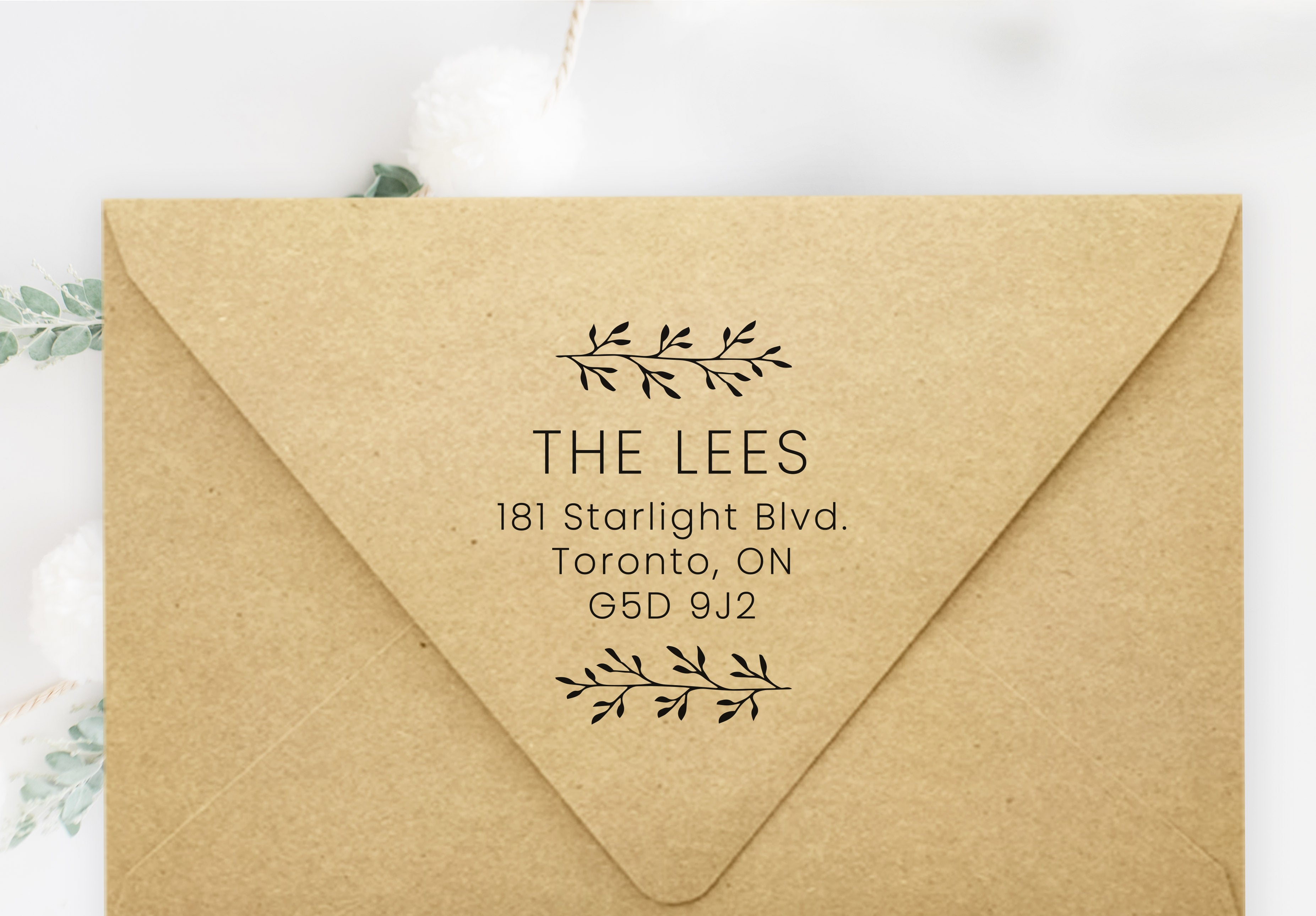 Lees Address Stamp