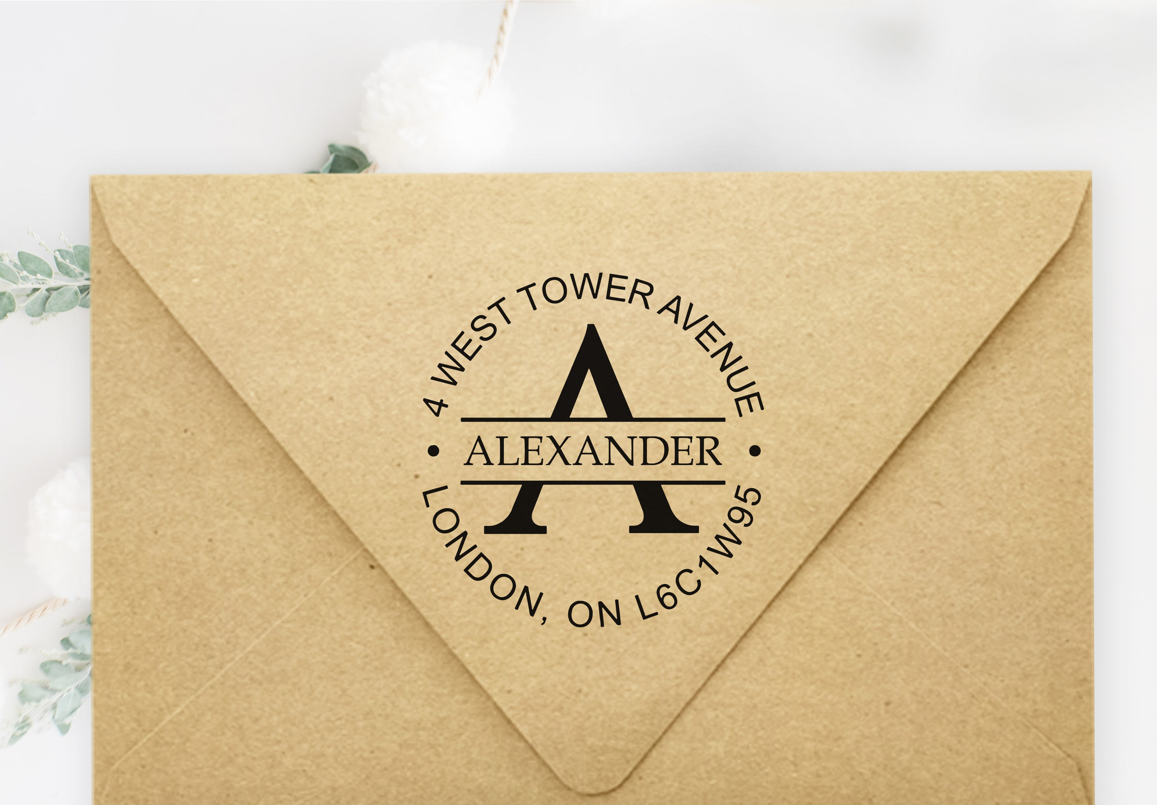 Alexander Address Stamp
