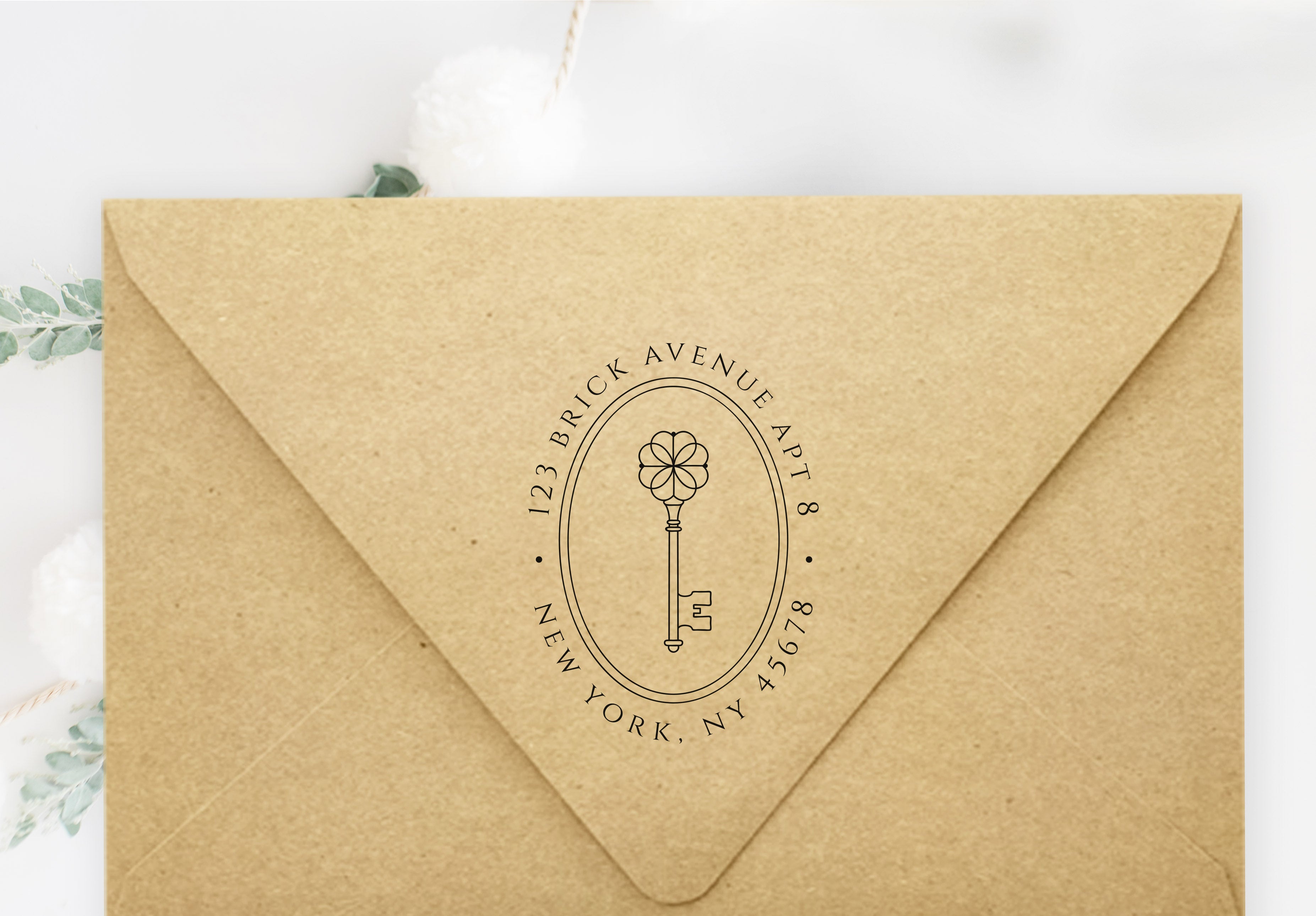 Key - Address Stamp