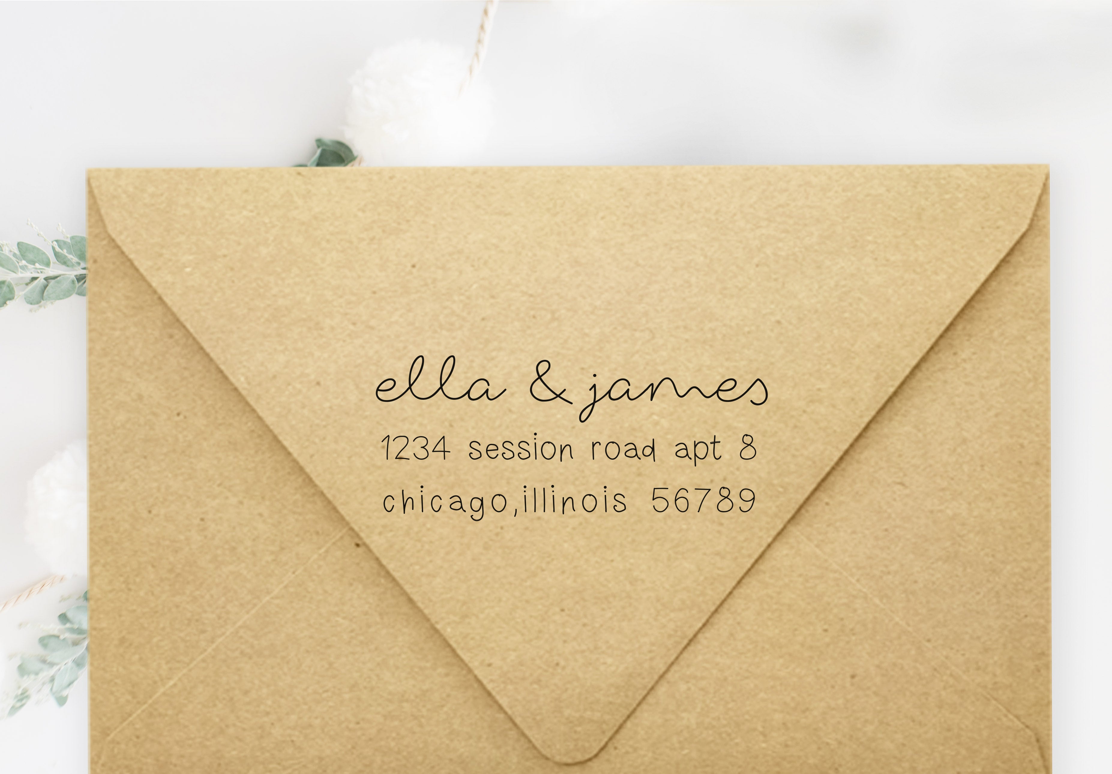 Ella James Address Stamp