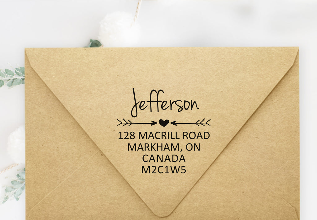 Jefferson Address Stamp