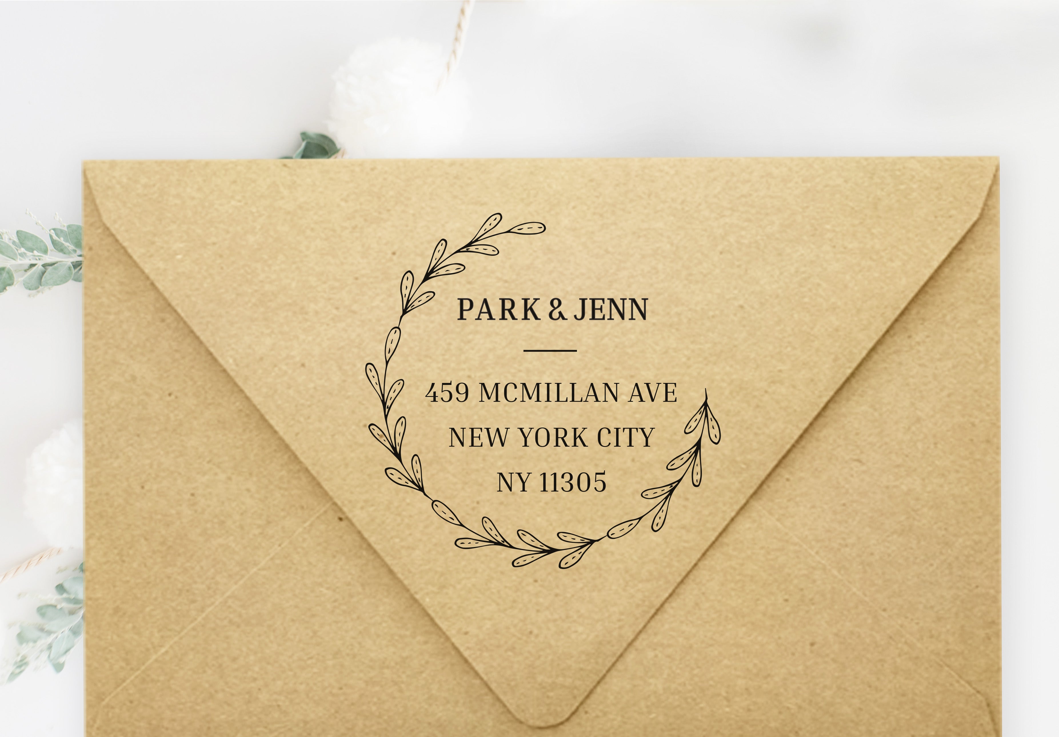 Park Wedding Stamp