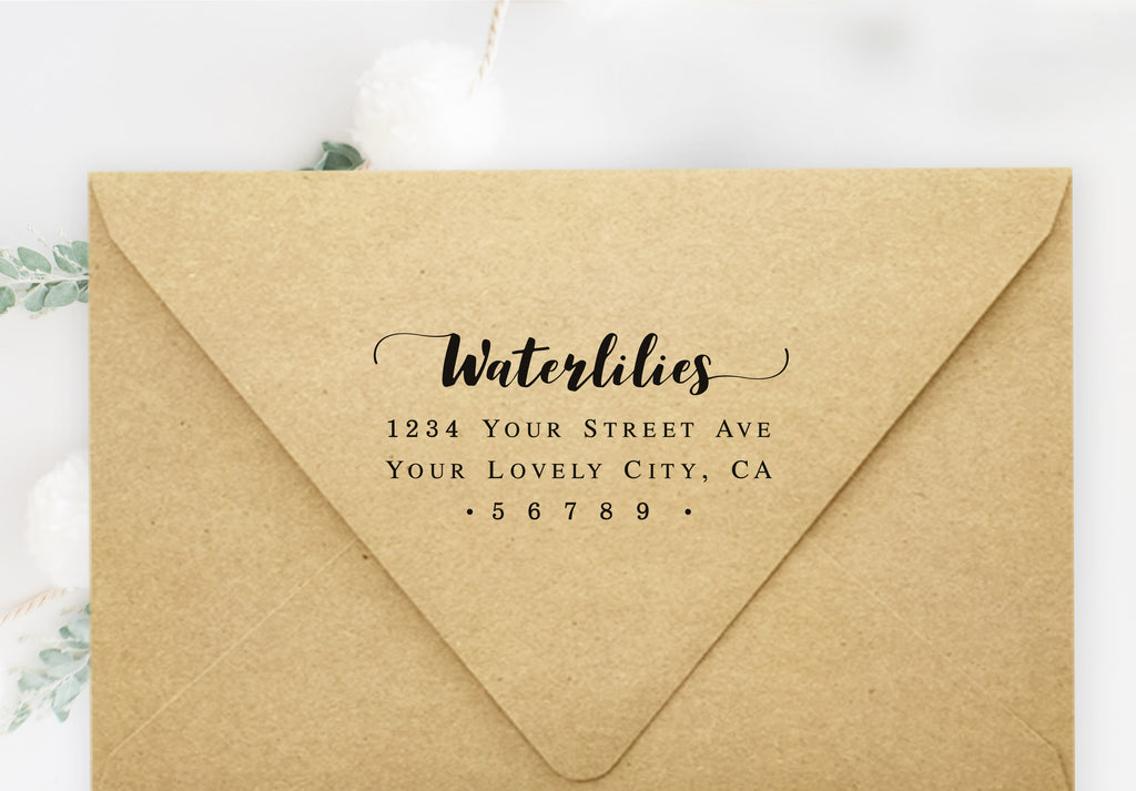Stamp - Waterlilies