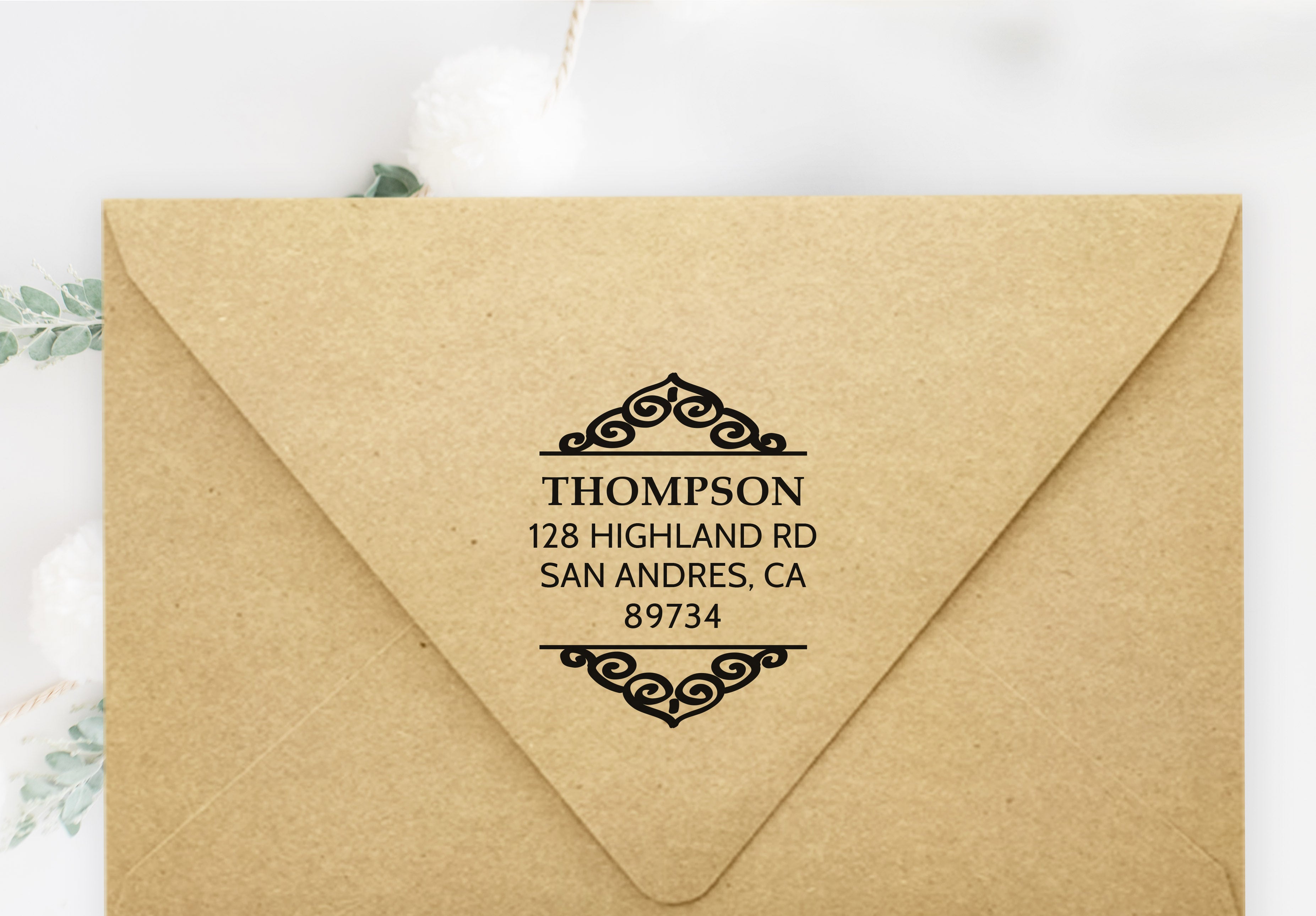 Thompson Address Stamp