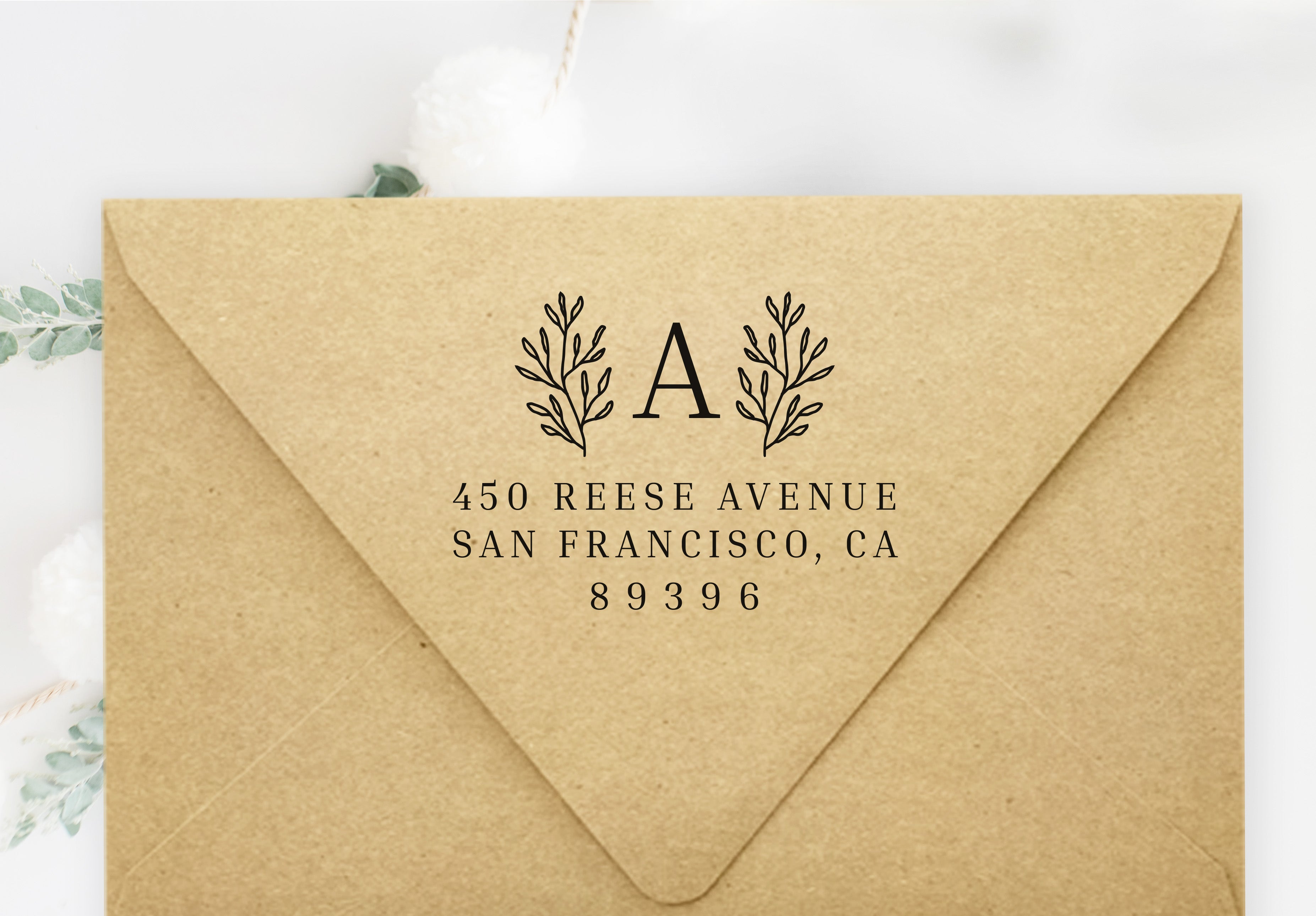 Between Branches Address Stamp