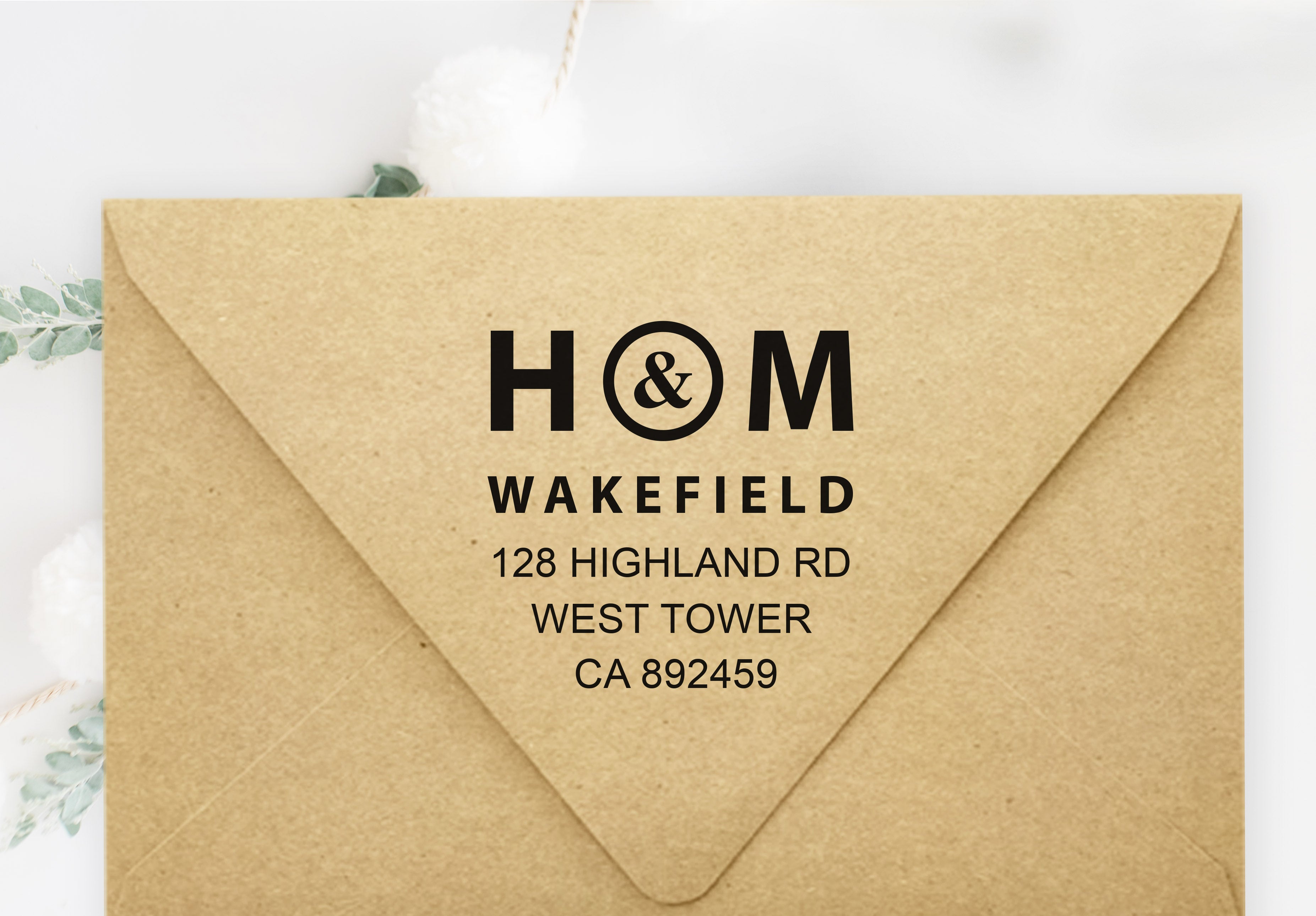 H&M Address Stamp