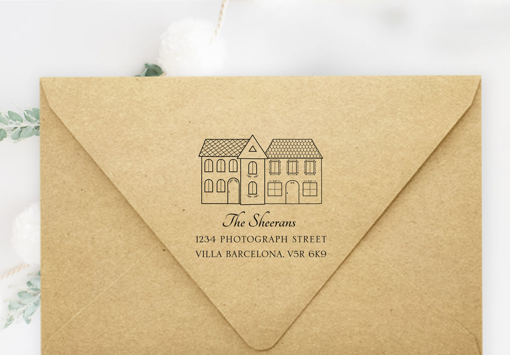 Sheeran House Address Stamp