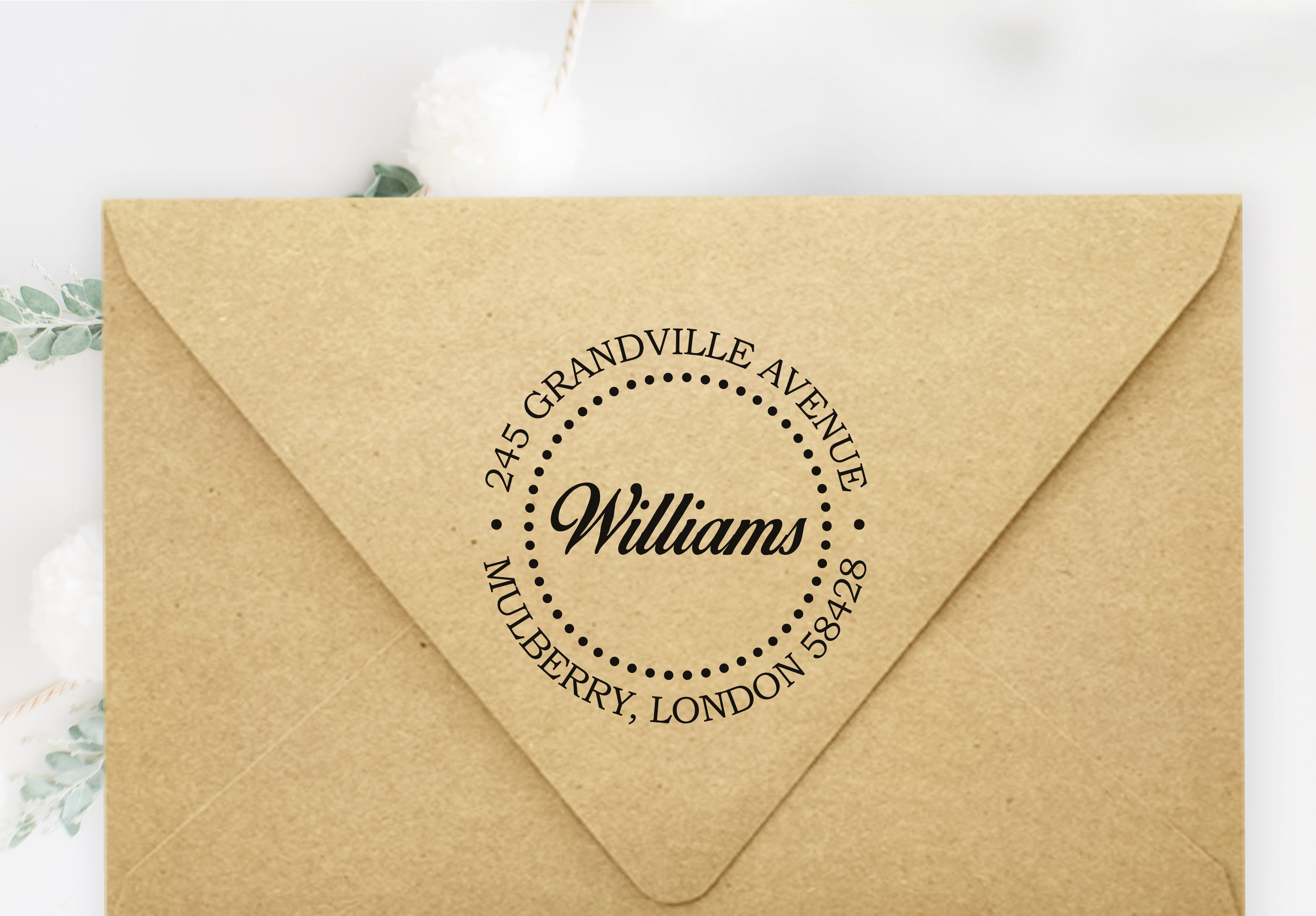 Williams Address Stamp