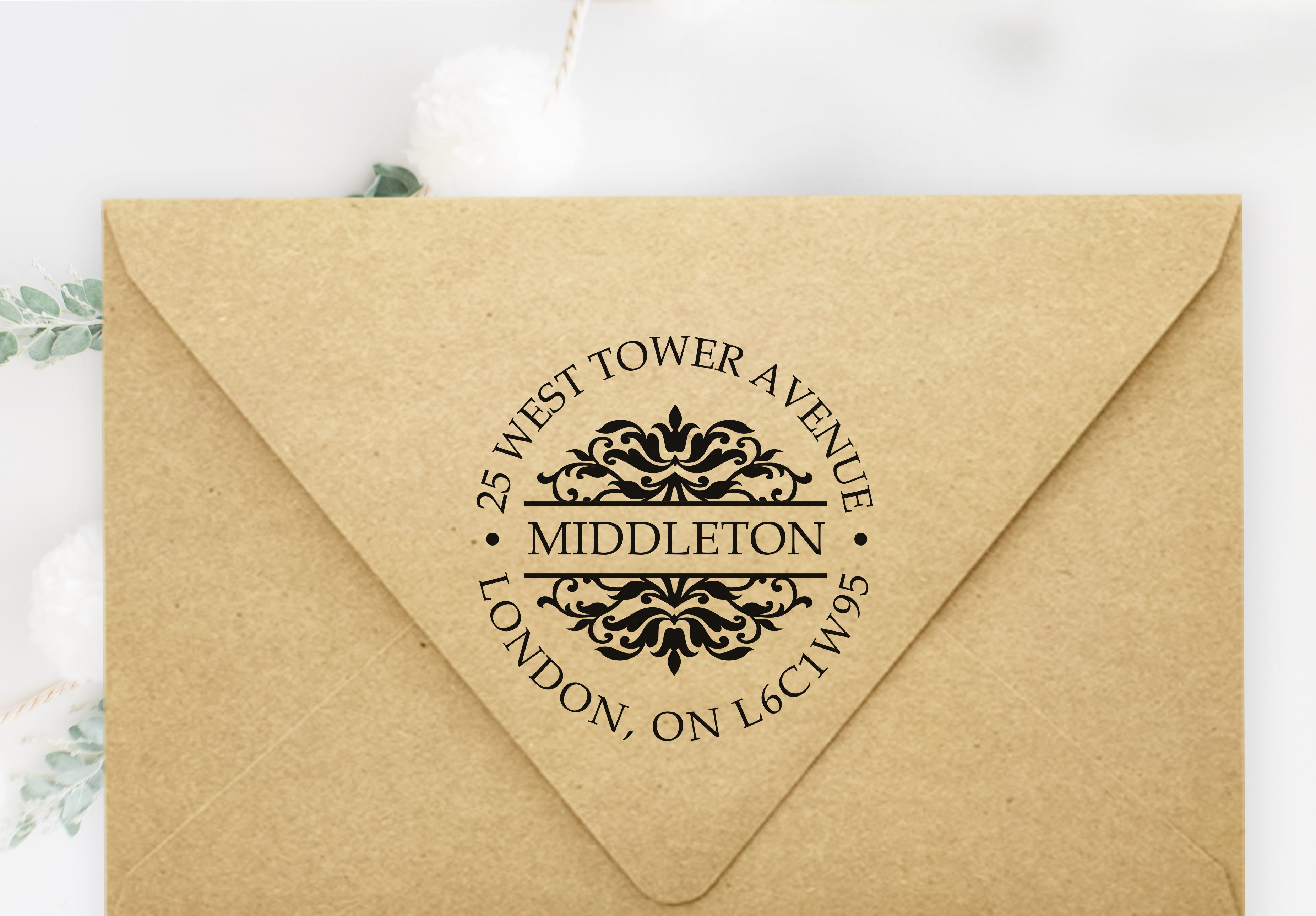 Middleton Address Stamp