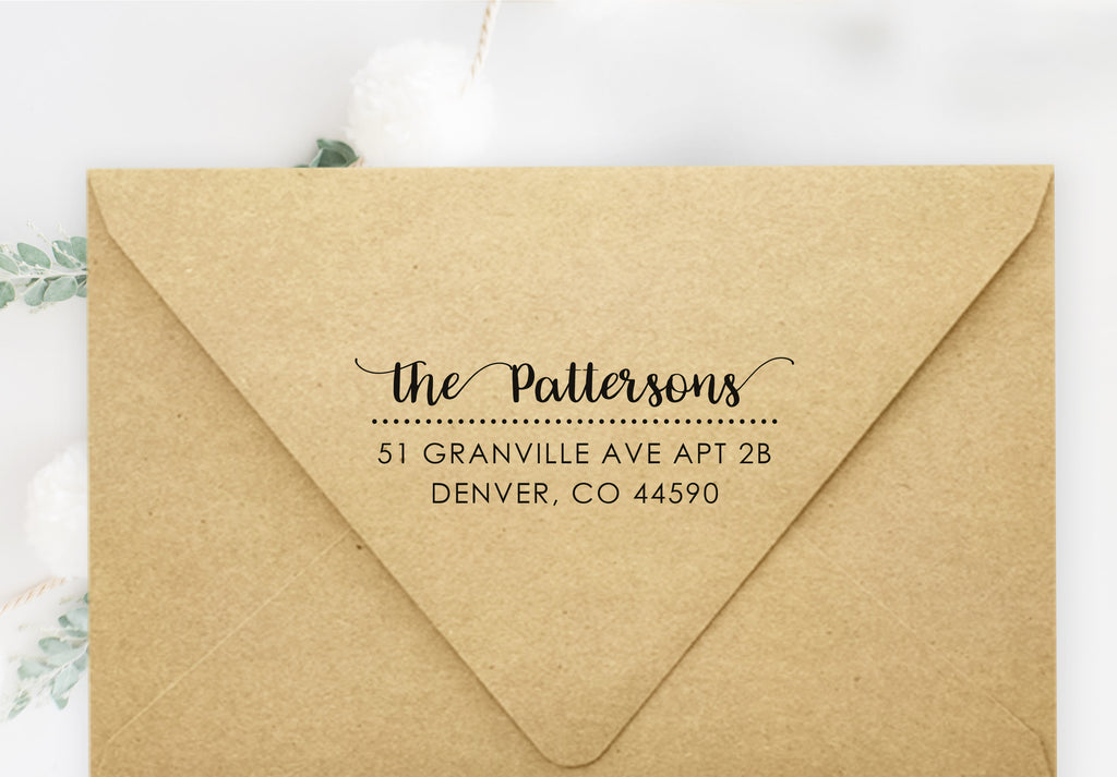 Pattersons Address Stamp