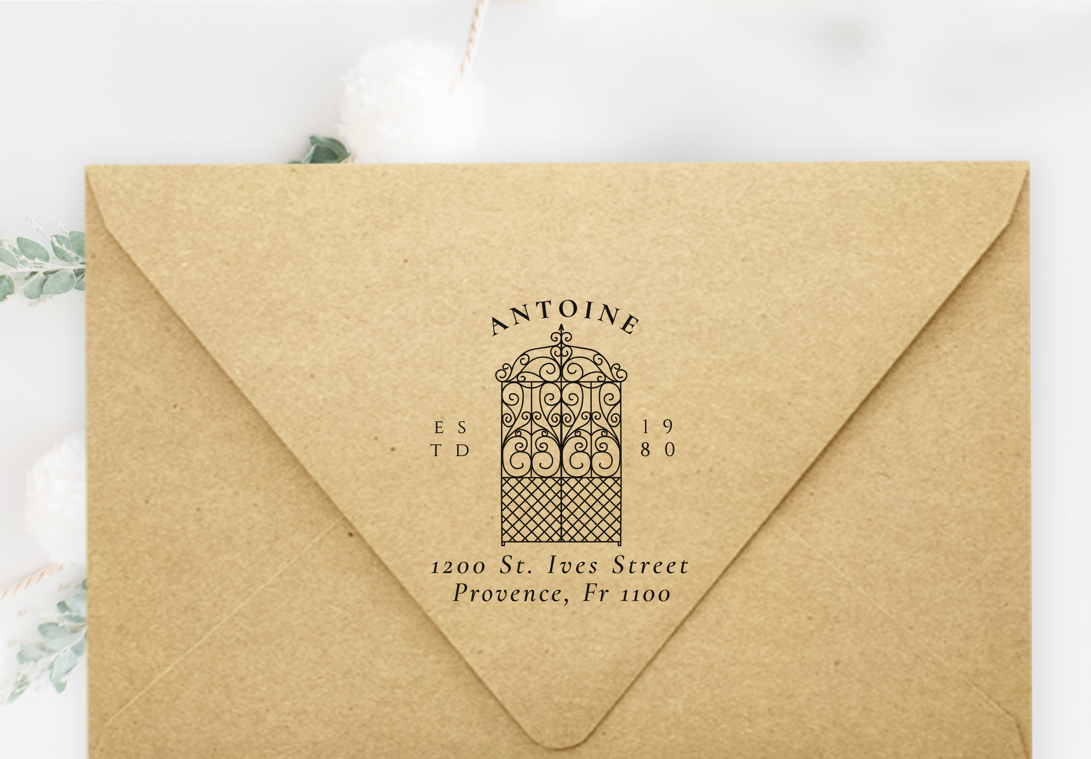 Antoine Address Stamp