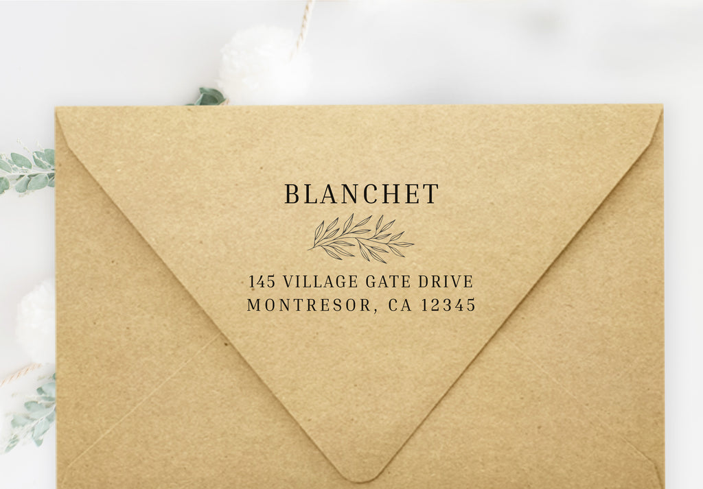 Blanchet Address Stamp