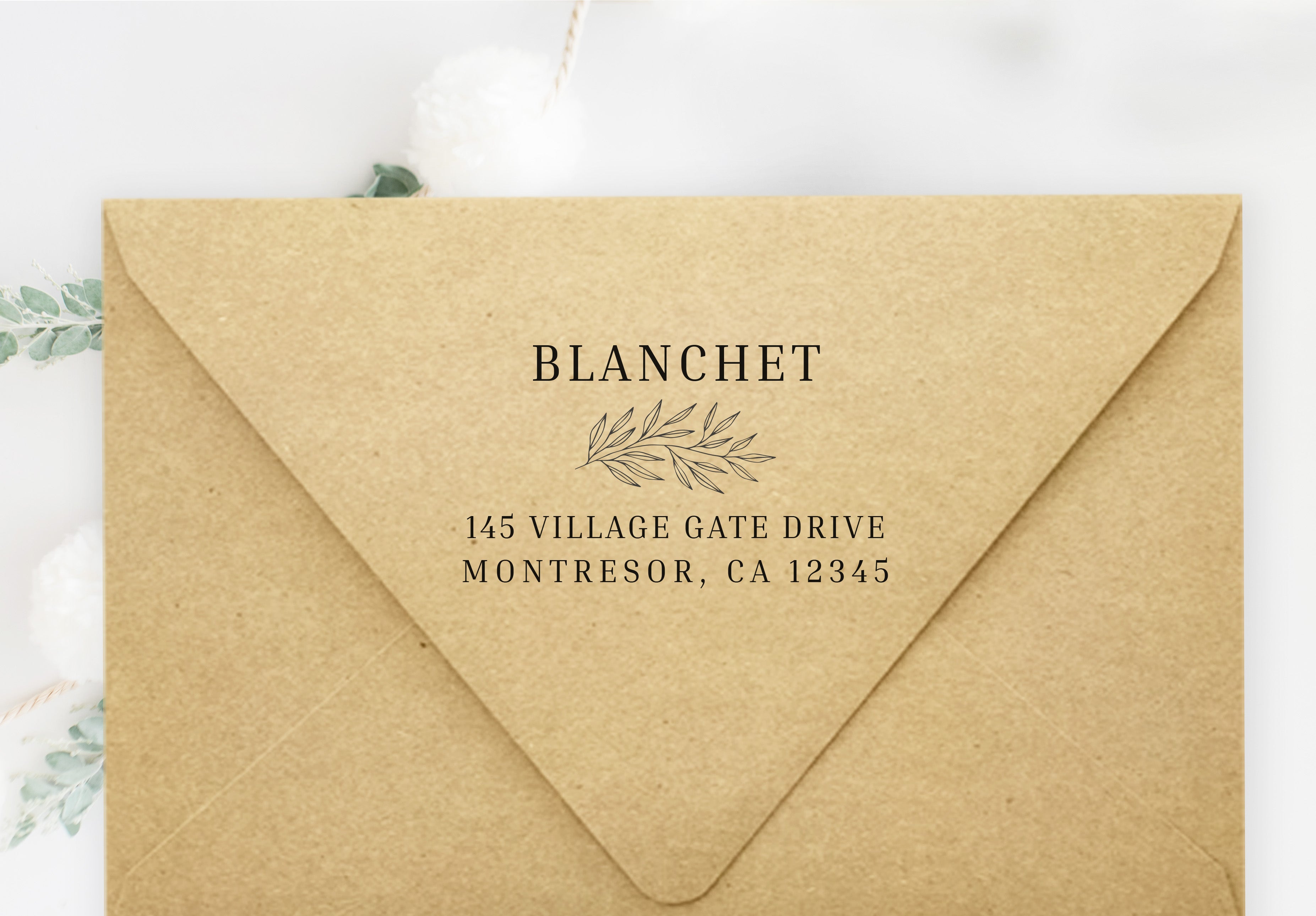 Blanchet Address Stamp