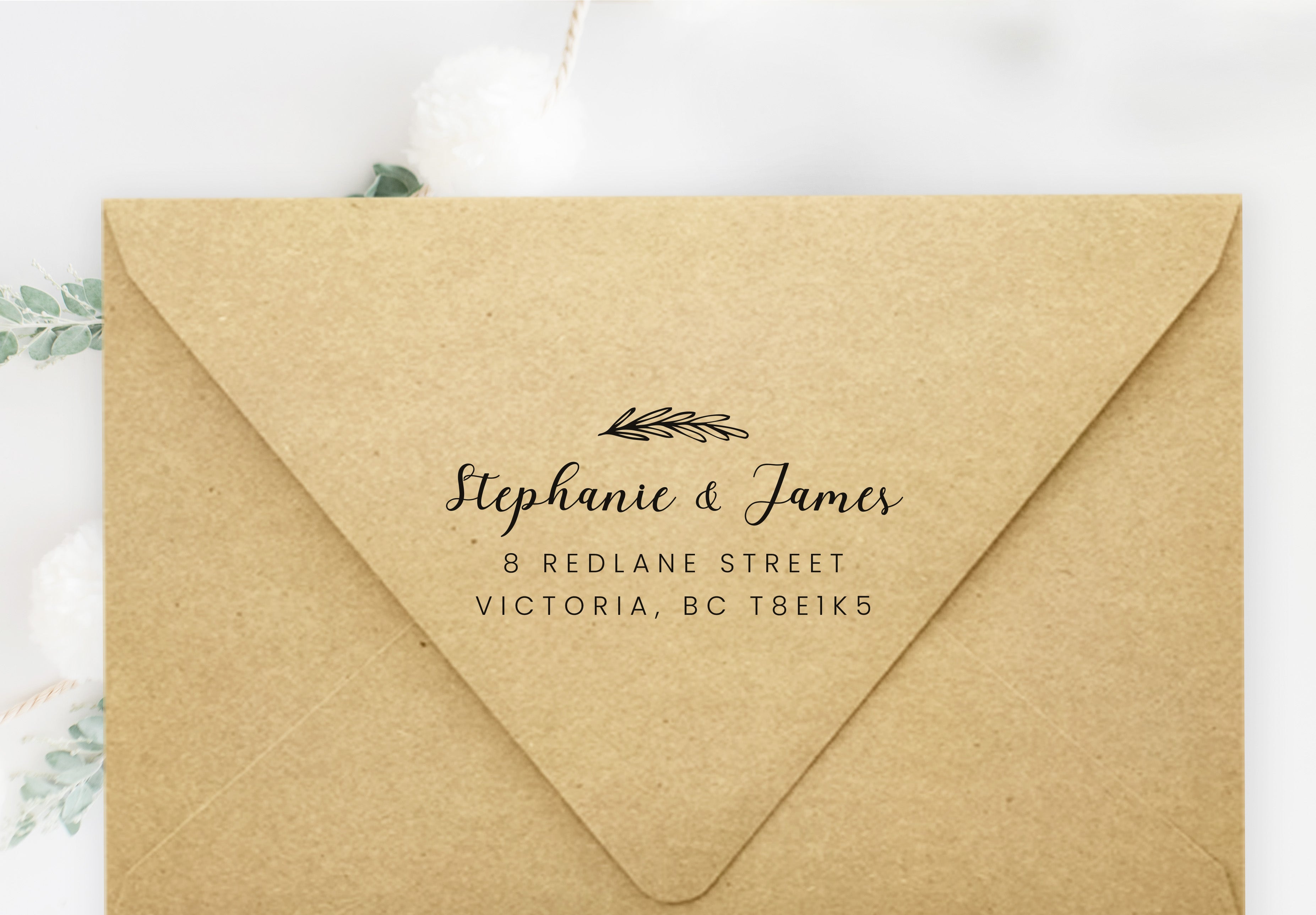 Stephanie Address Stamp