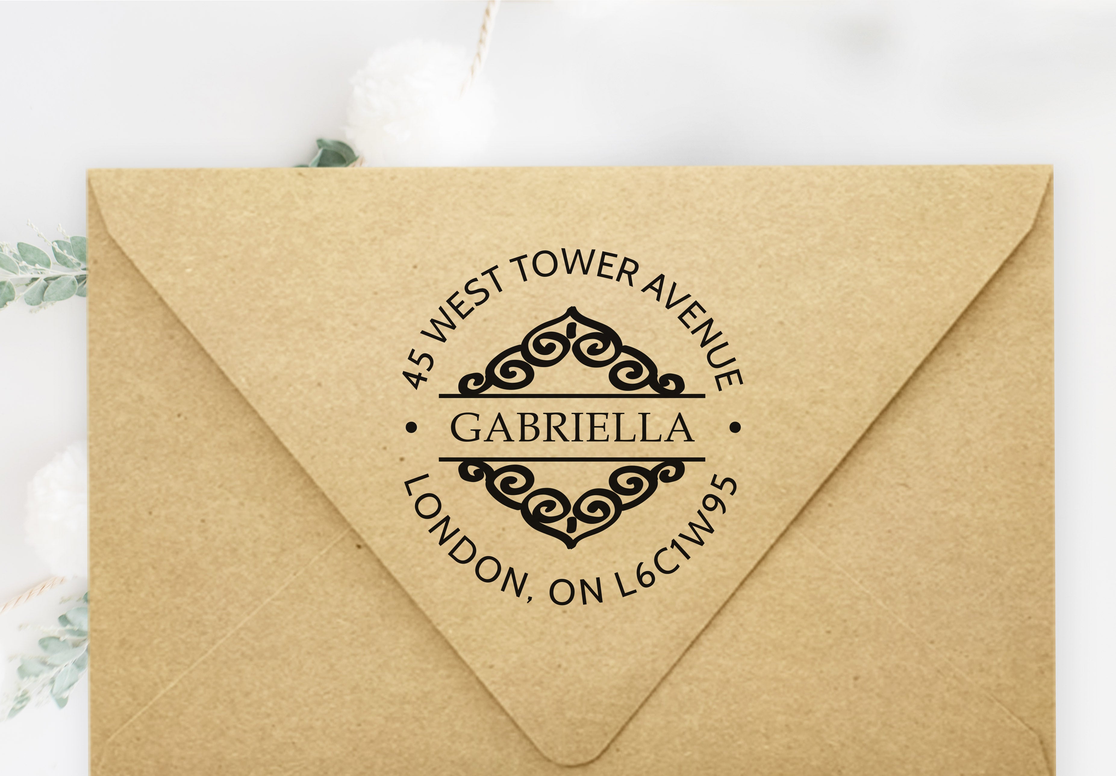 Gabriella Address Stamp