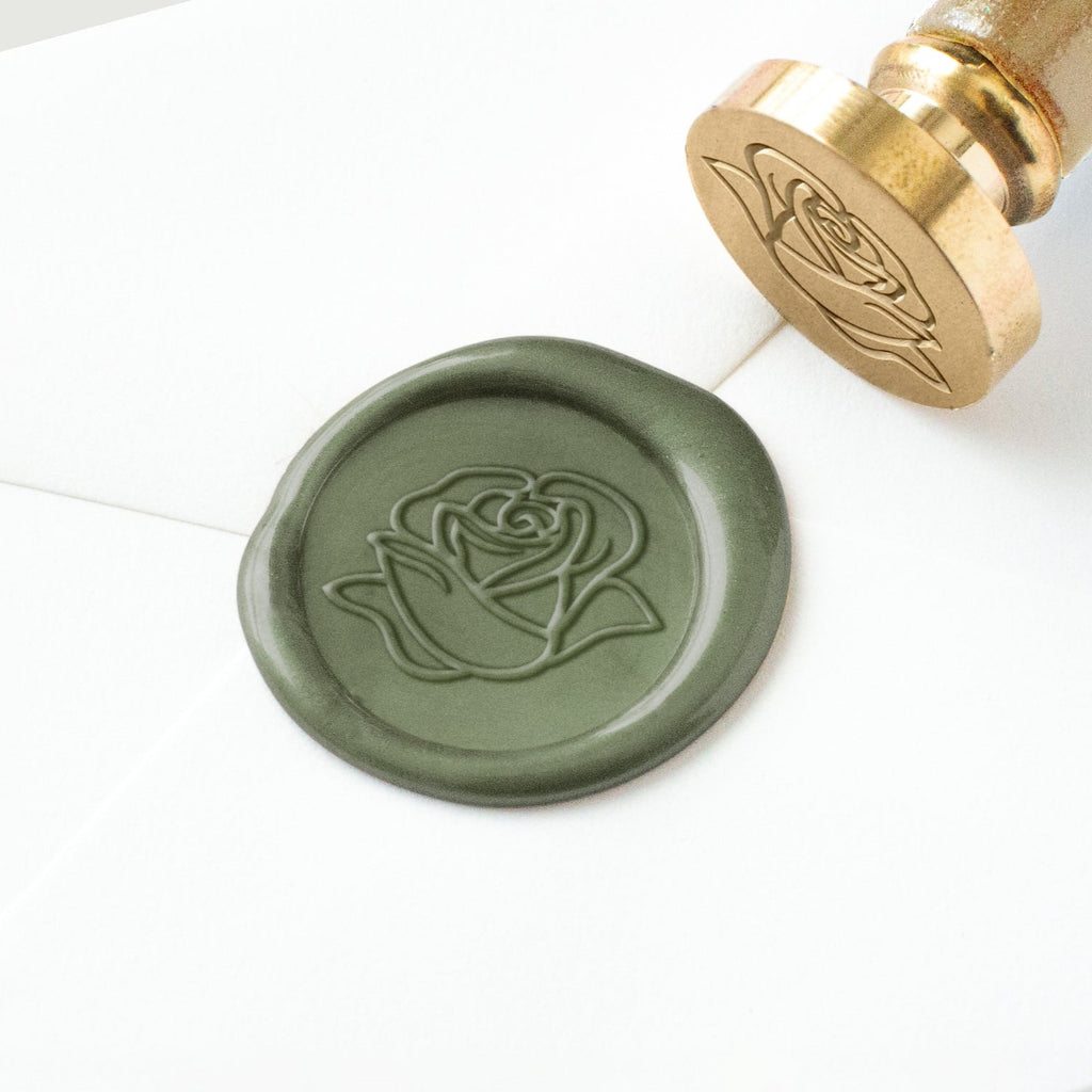 Wax Seal - Rose Flower