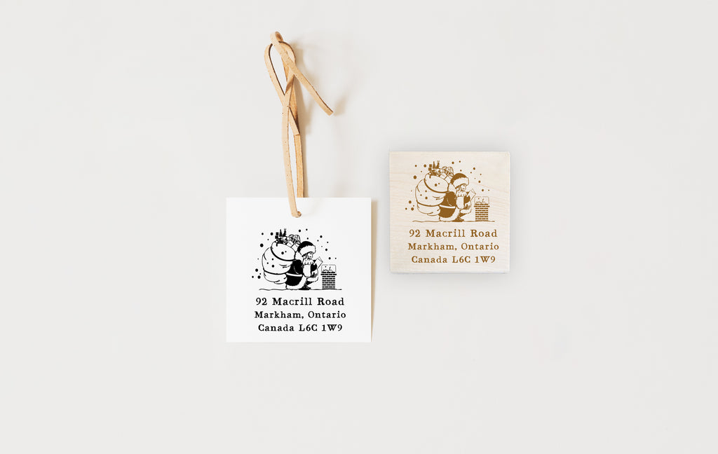 Stamp - Santa Chimney