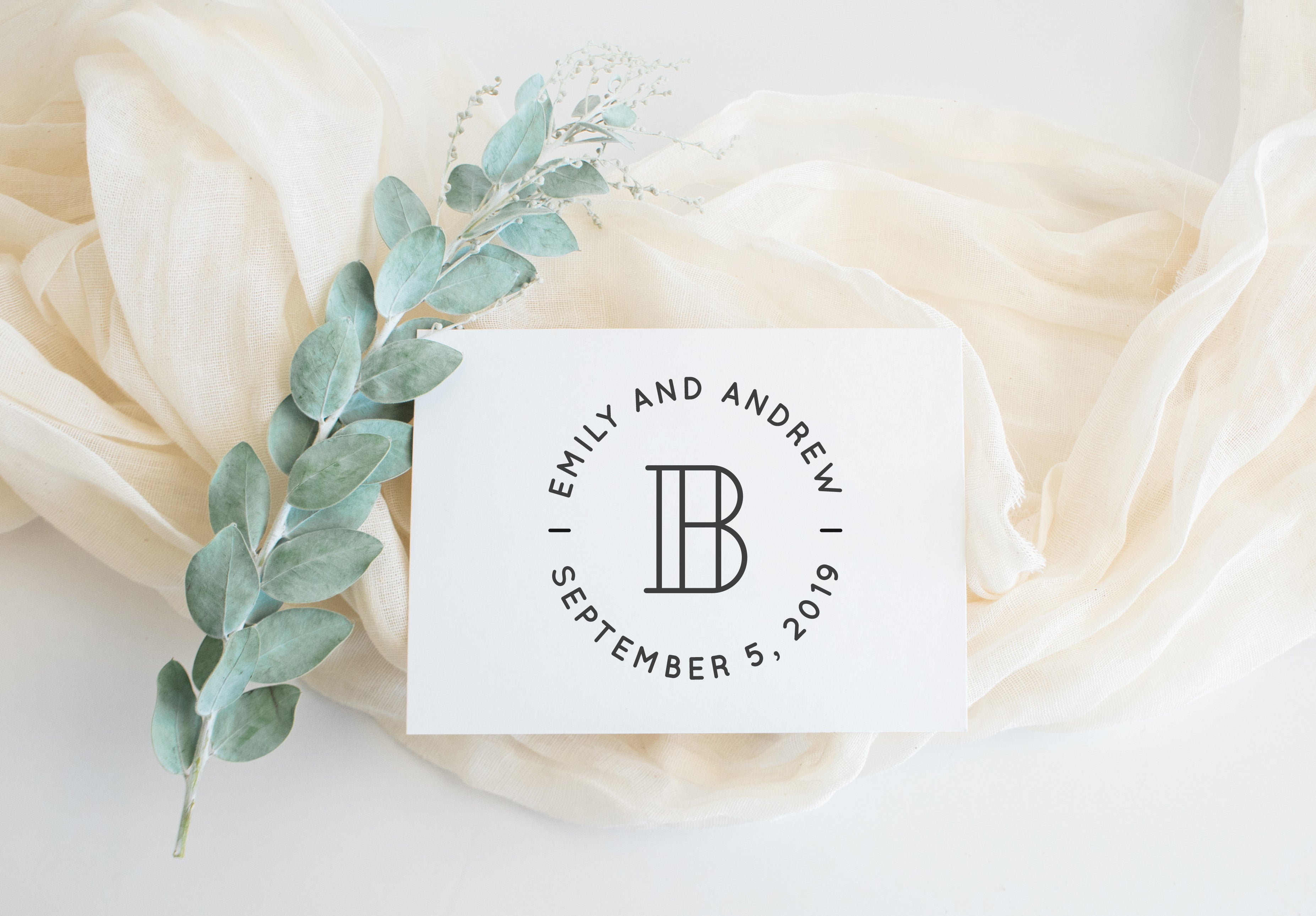 Bolton Save the Date Wedding Stamp